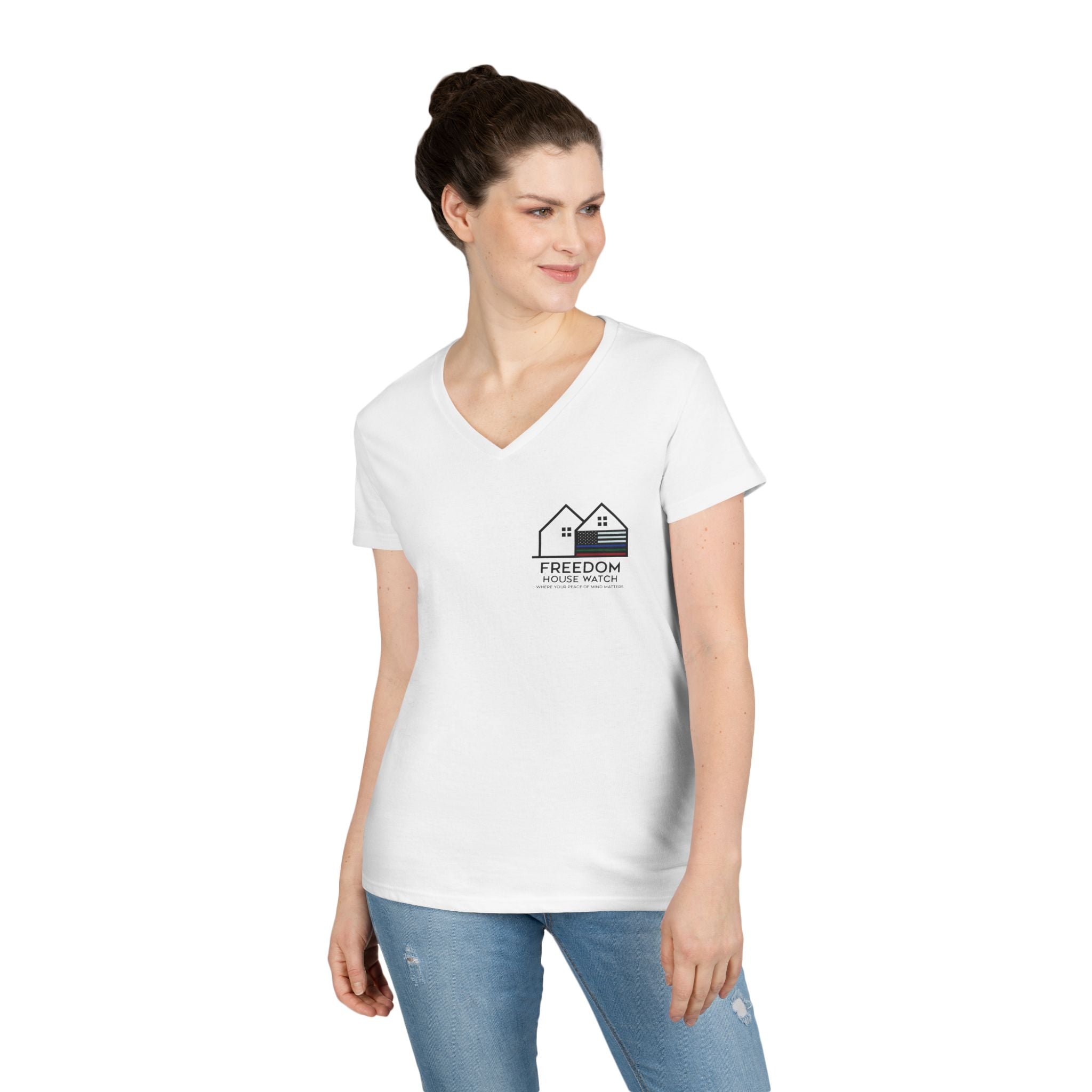 Freedom House Watch - Ladies' V-Neck T-Shirt