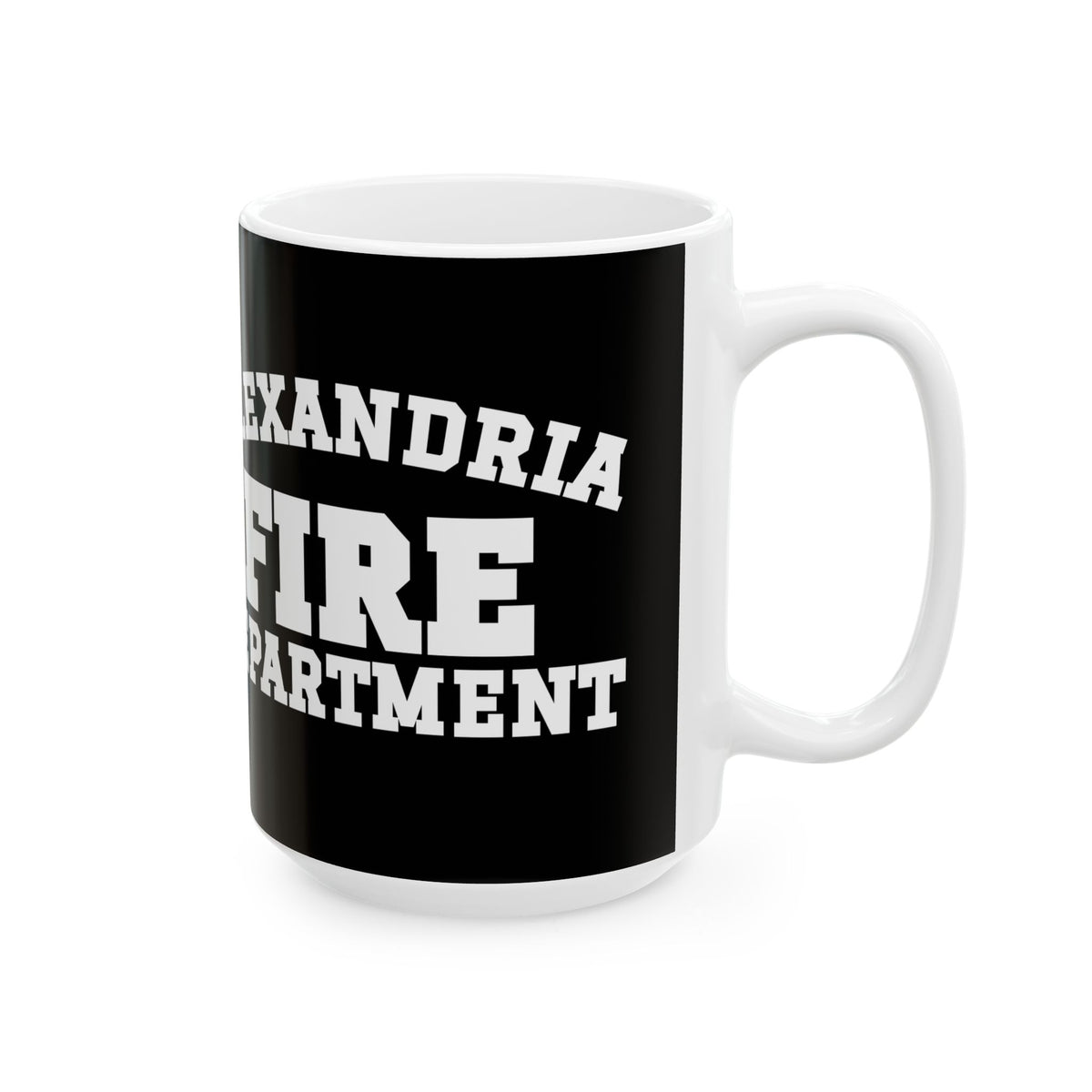 Alexandria Fire Station 5 - Black Mug, (11oz, 15oz)