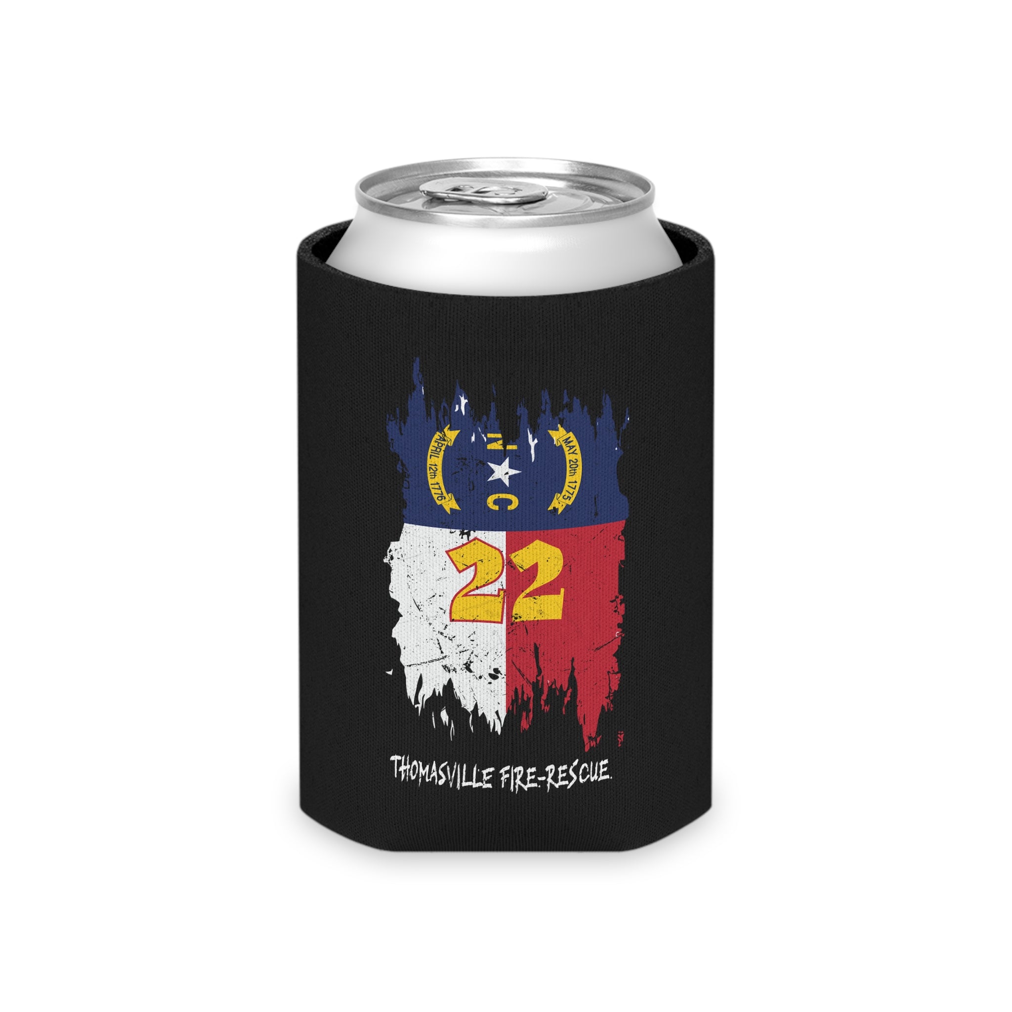 Thomasville NC Fire (version 1) - Black Can Cooler