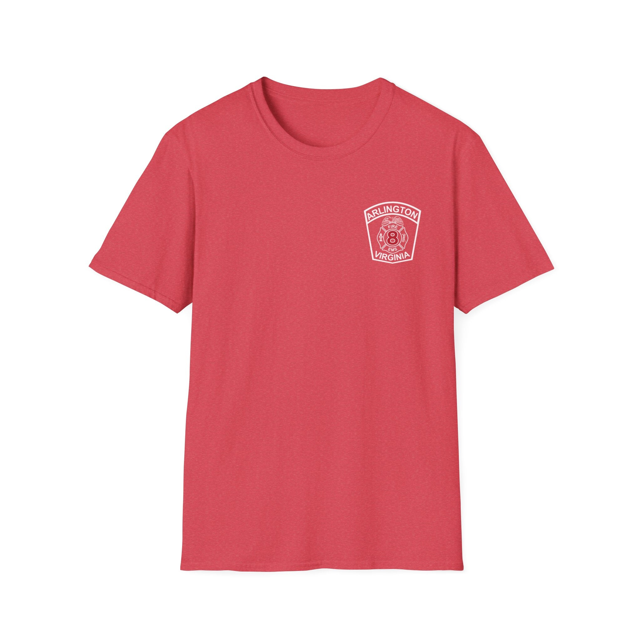 Engine 8 Arlington - Gildan Soft Cotton Softstyle T-Shirt