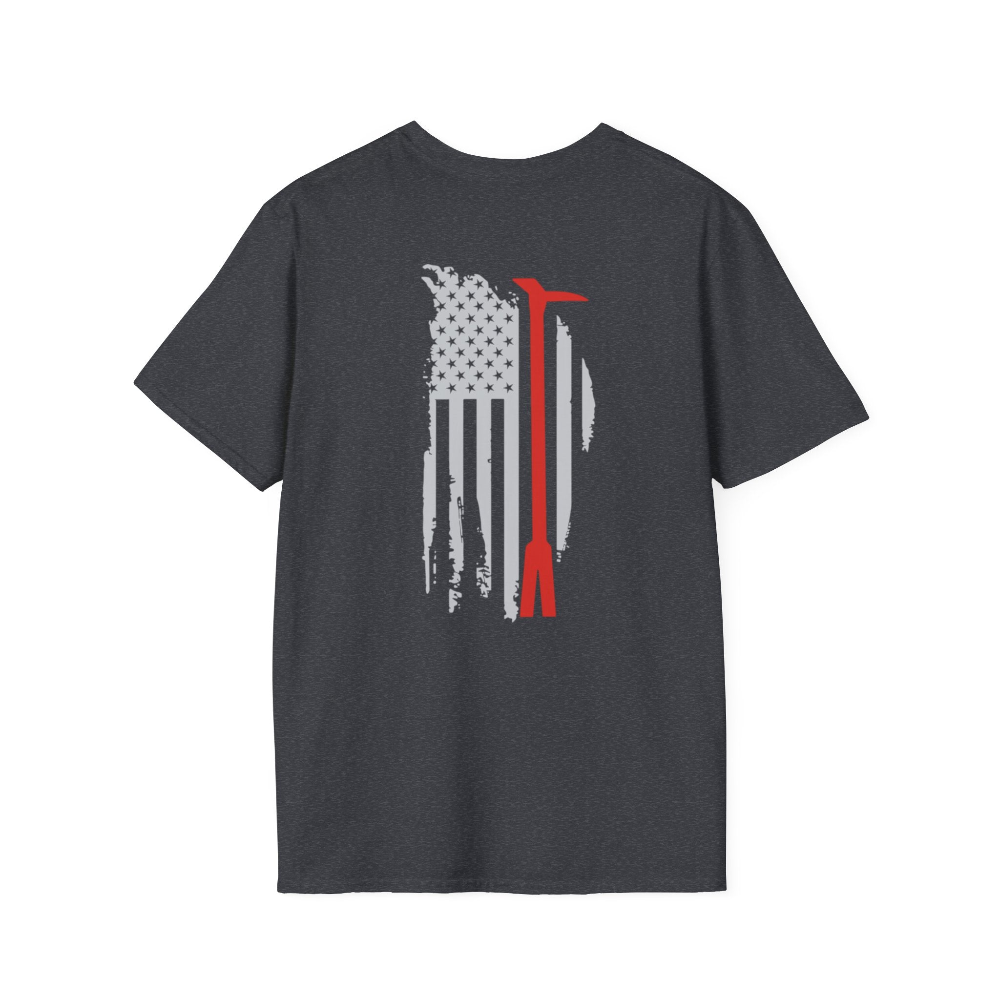 Halligan US Flag - Unisex Softstyle T-Shirt