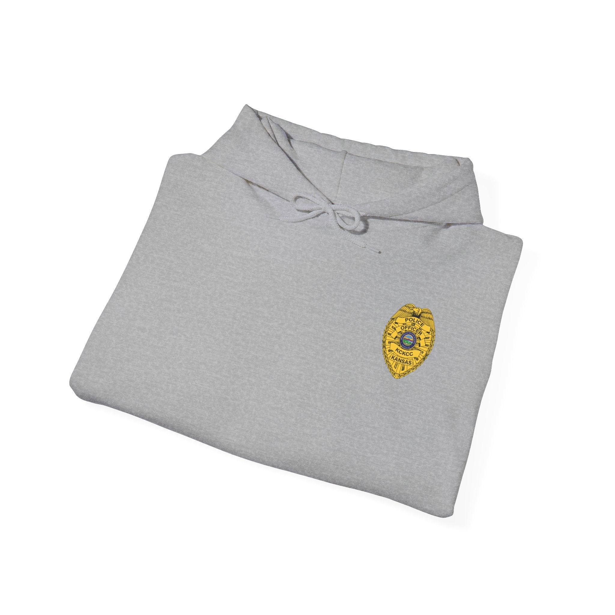 Kansas City College Police Officer Badge - Unisex Heavy Blend™ Hooded Sweatshirt