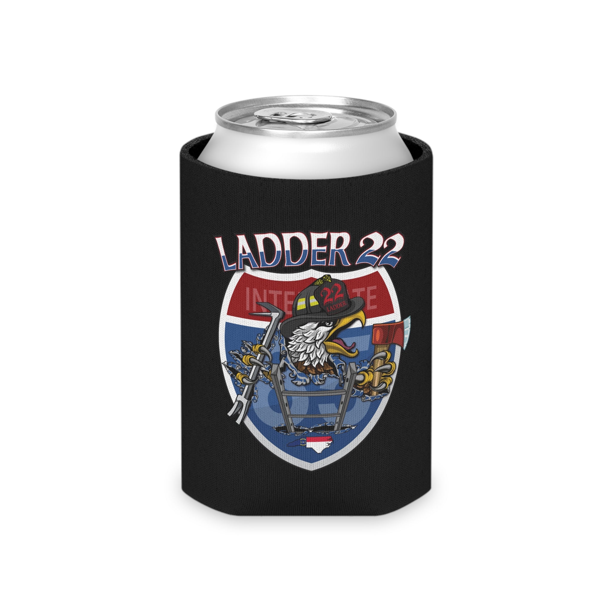 Thomasville NC Fire (version 1) - Black Can Cooler