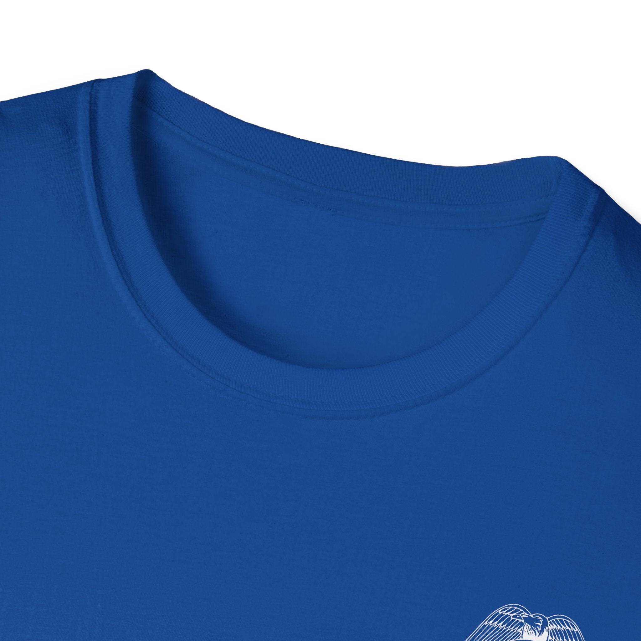 KCKCC Badge White outline - Gildan 64000 Unisex Softstyle T-Shirt