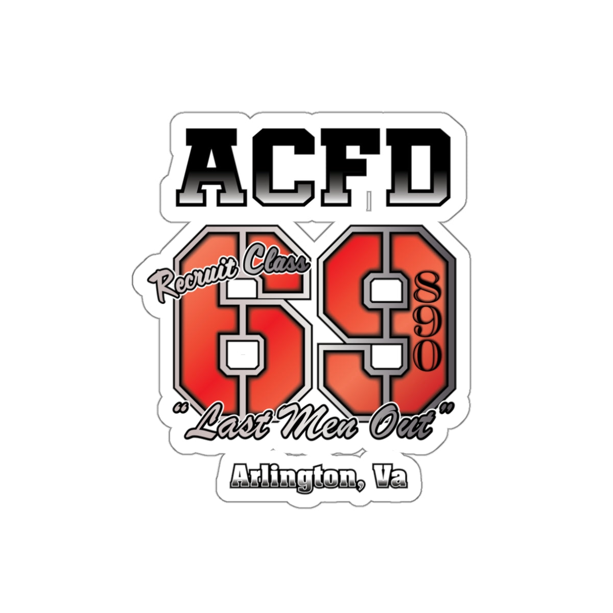 Die-Cut Stickers - Recruit Class 69 Arlington
