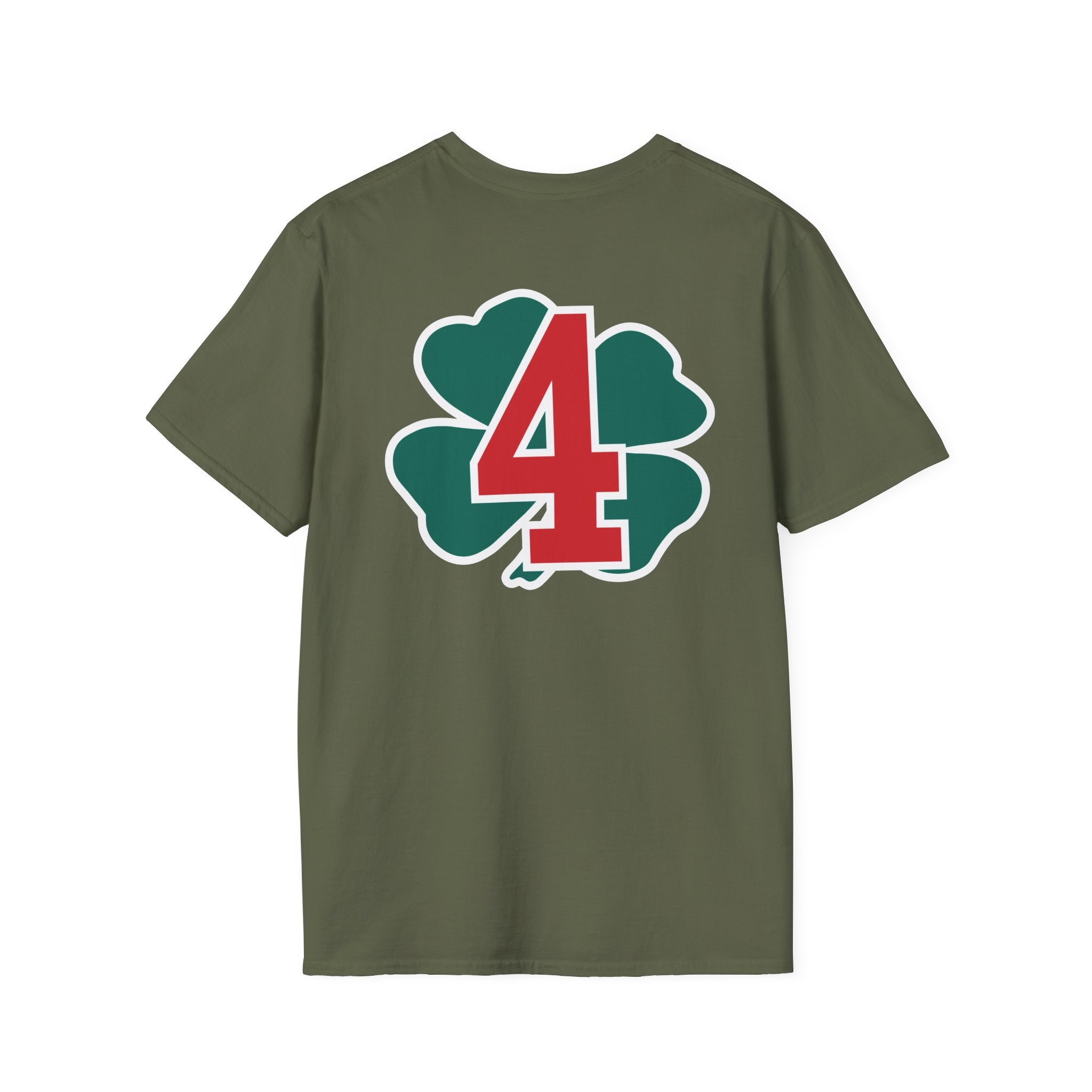 Station 4 acfd clover front/clover back - Gildan Soft Cotton Softstyle T-Shirt