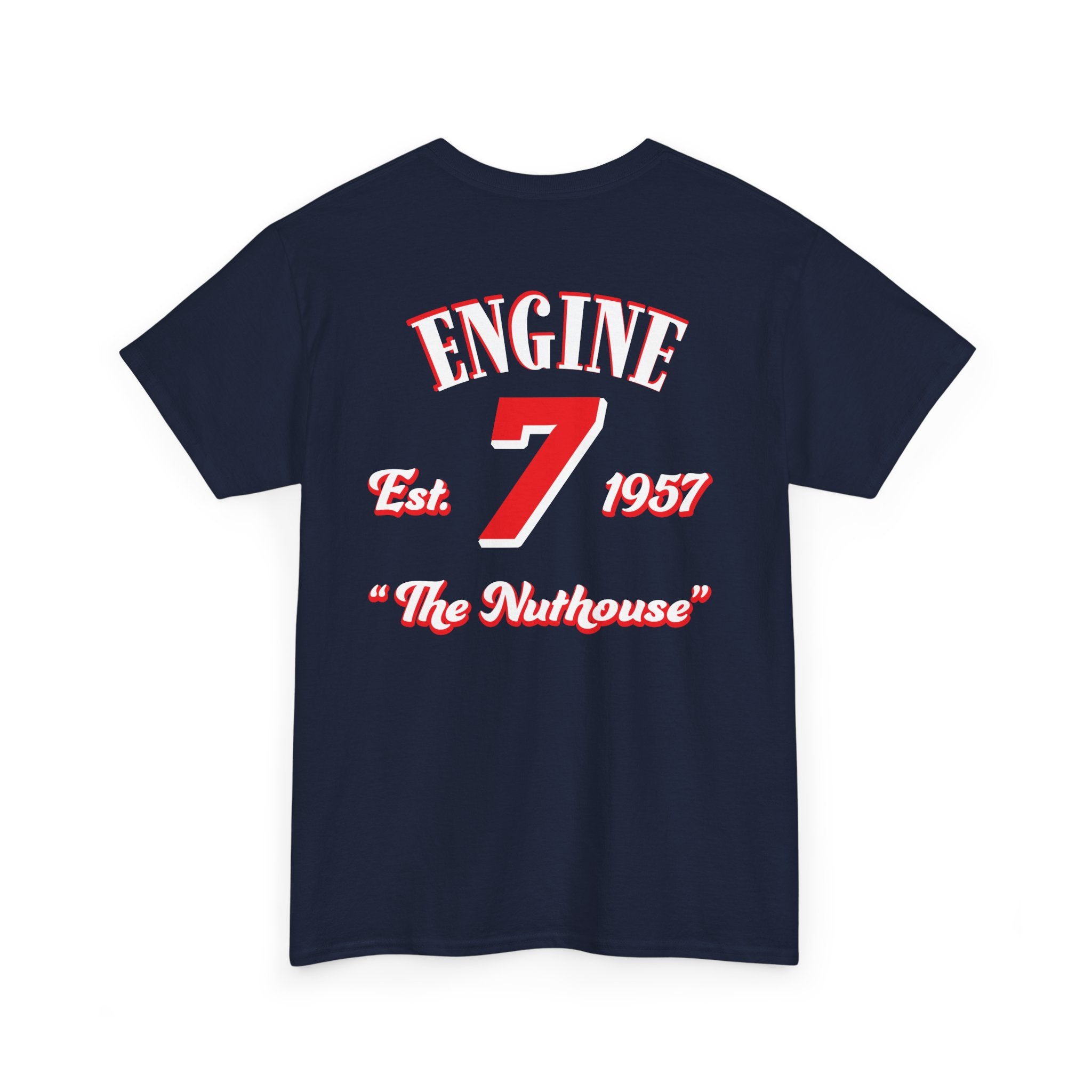 Hollywood MD Vol Fire Engine 7 - Heavy Cotton Unisex Tee