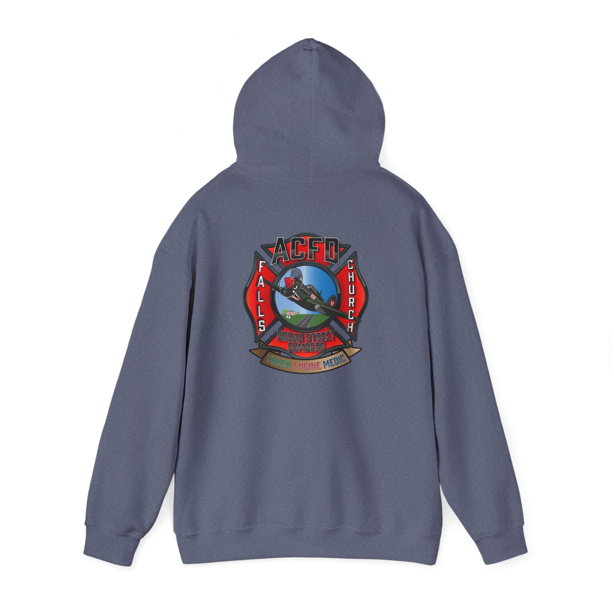 Station 6 Bombers - Heavy Blend™ Hooded Unisex Sweatshirt