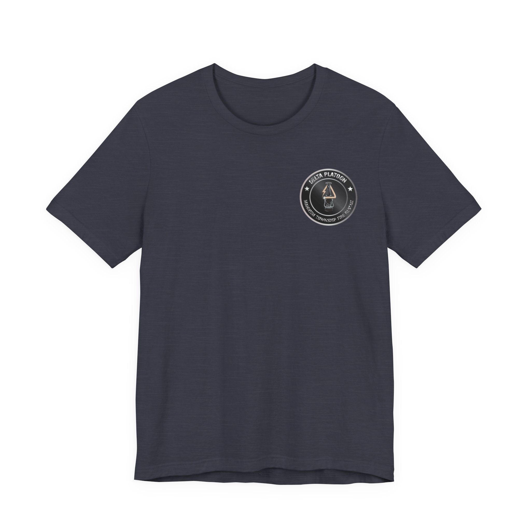 Manheim Township Local Delta Platoon Local white - Bella+Canvas Soft Unisex Tee
