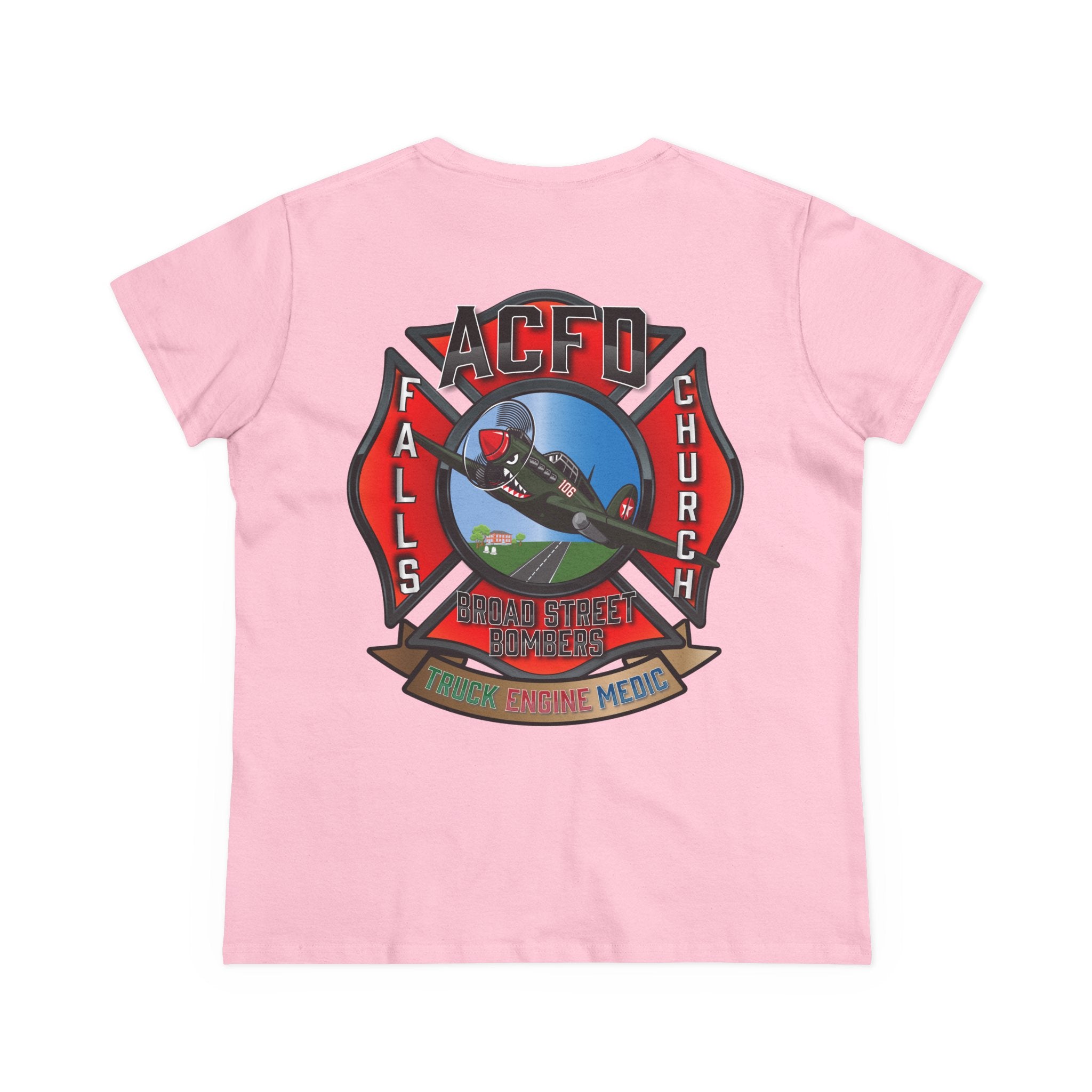 Women's Midweight Cotton Tee - Station 6 Broad Street Bombers