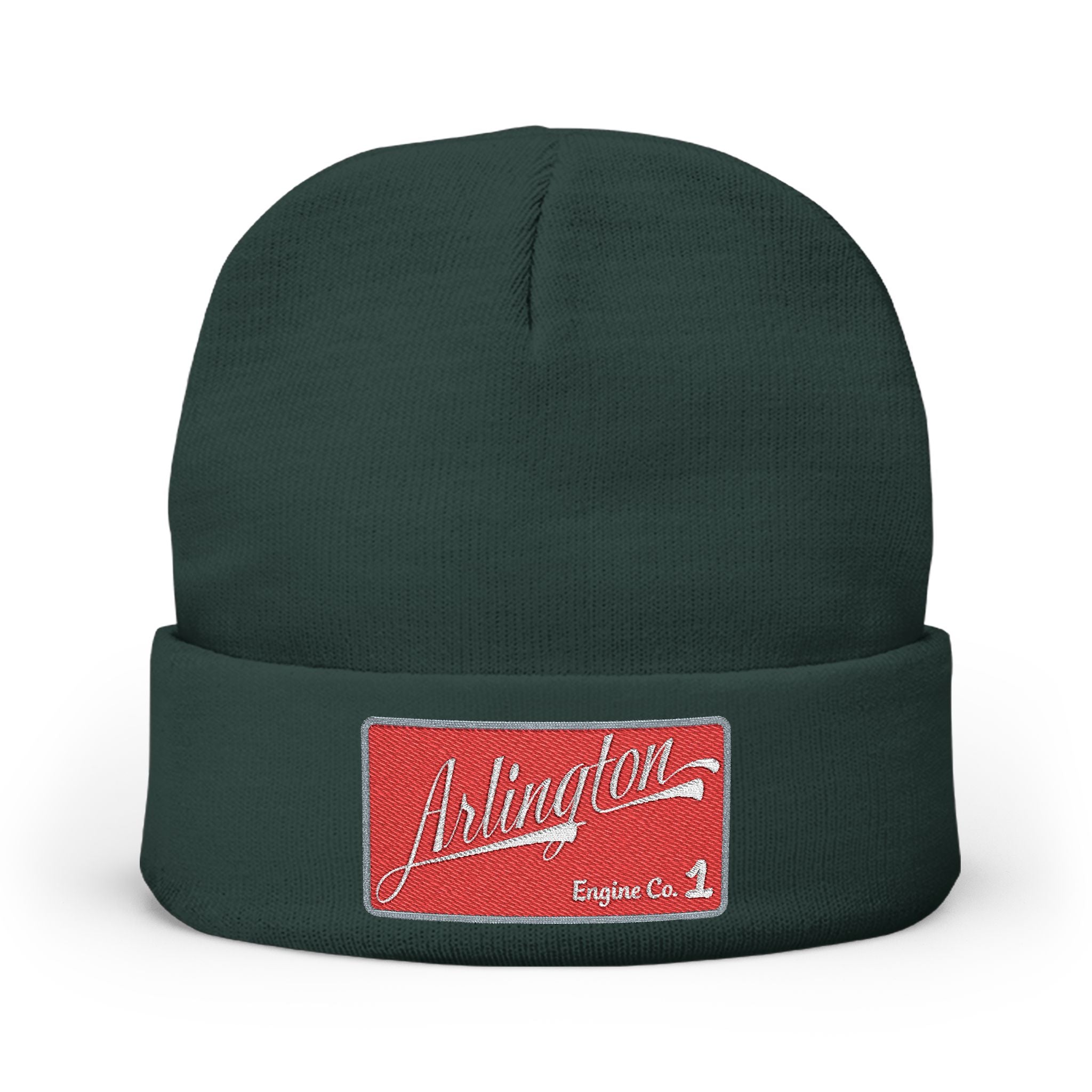 Arlington Company Engine 1- Knit Beanie (Embroidery)