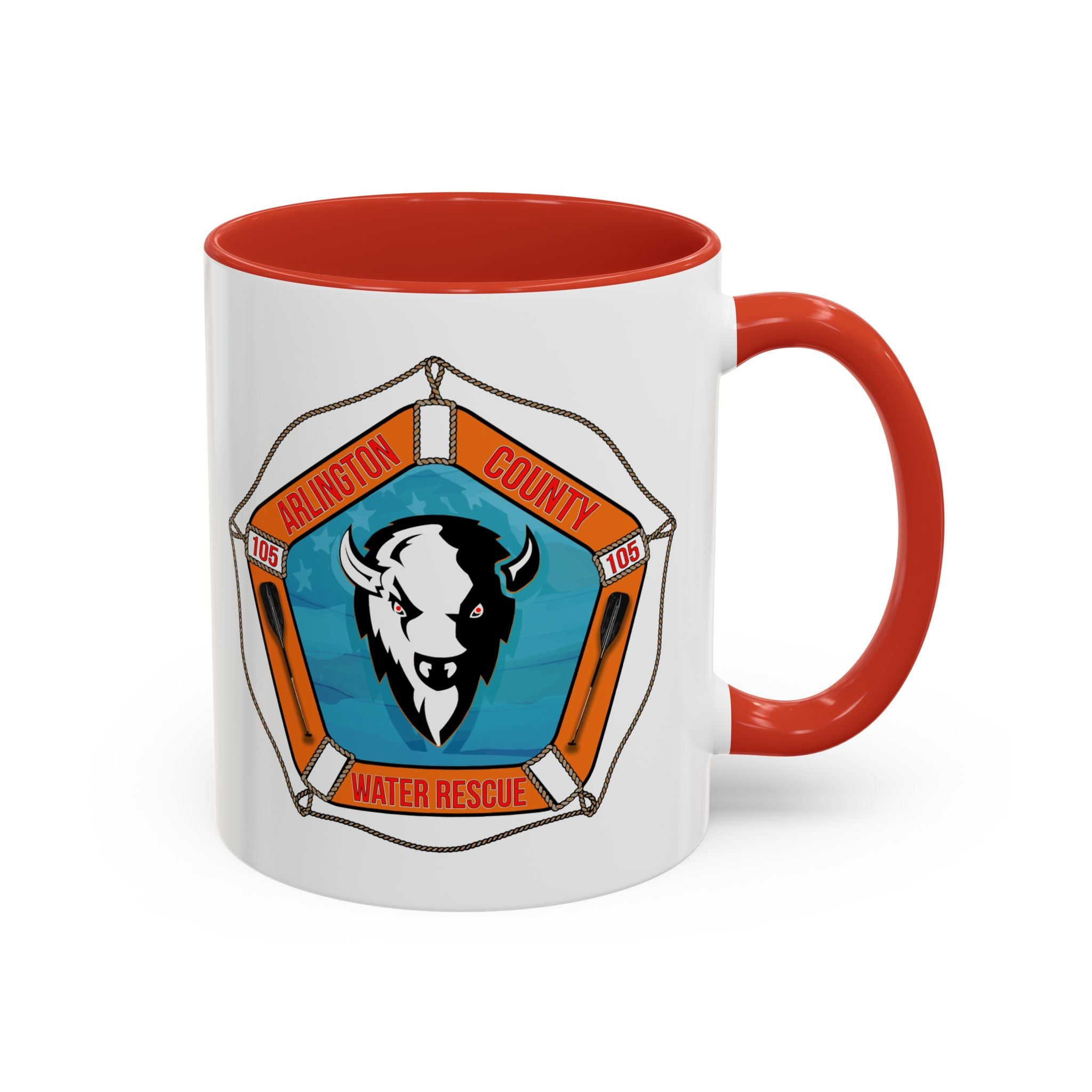 Station 5 Water Rescue Accent Coffee Mug (11oz)