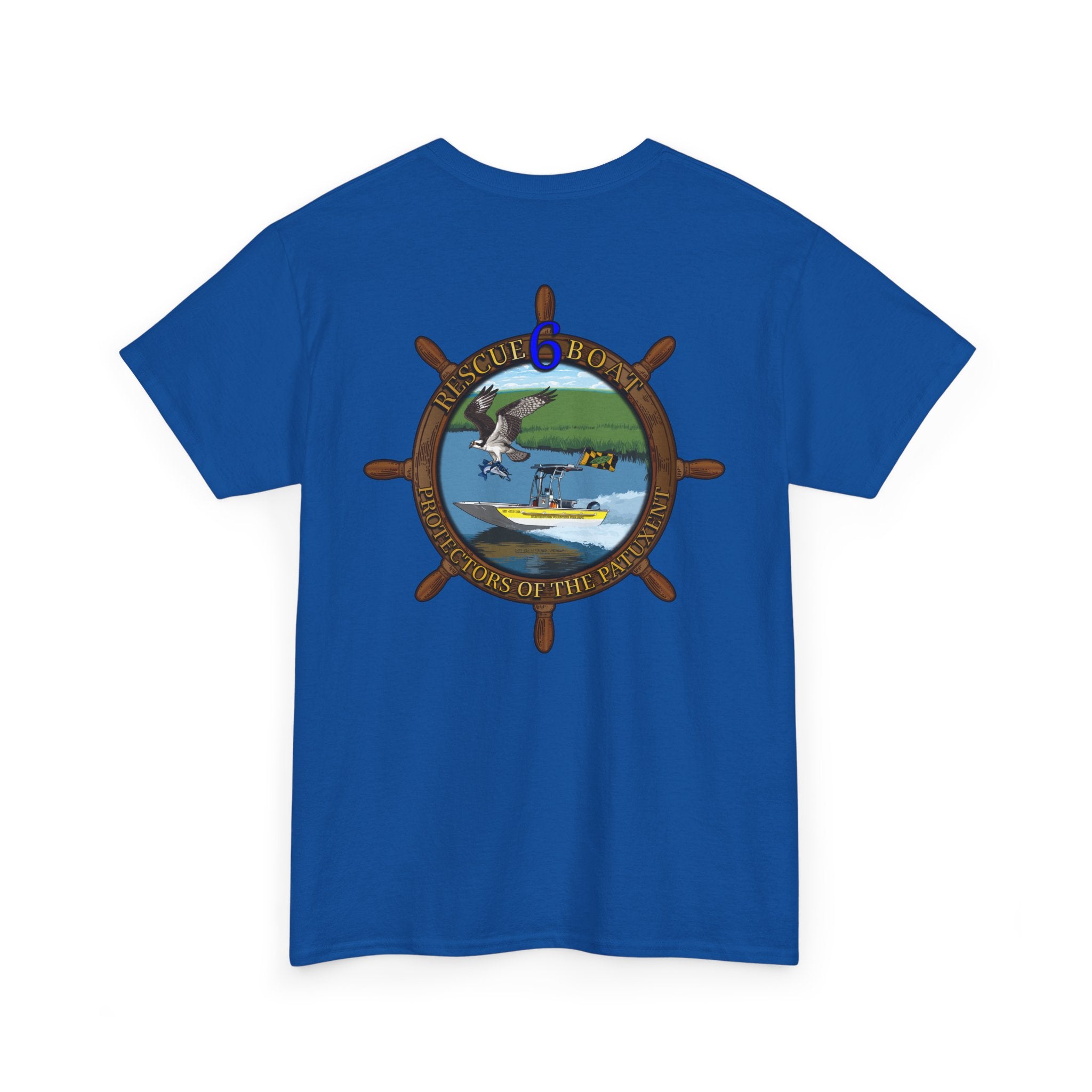 Huntingtown Vol. Fire Boat 6 - Heavy Cotton Unisex Tee