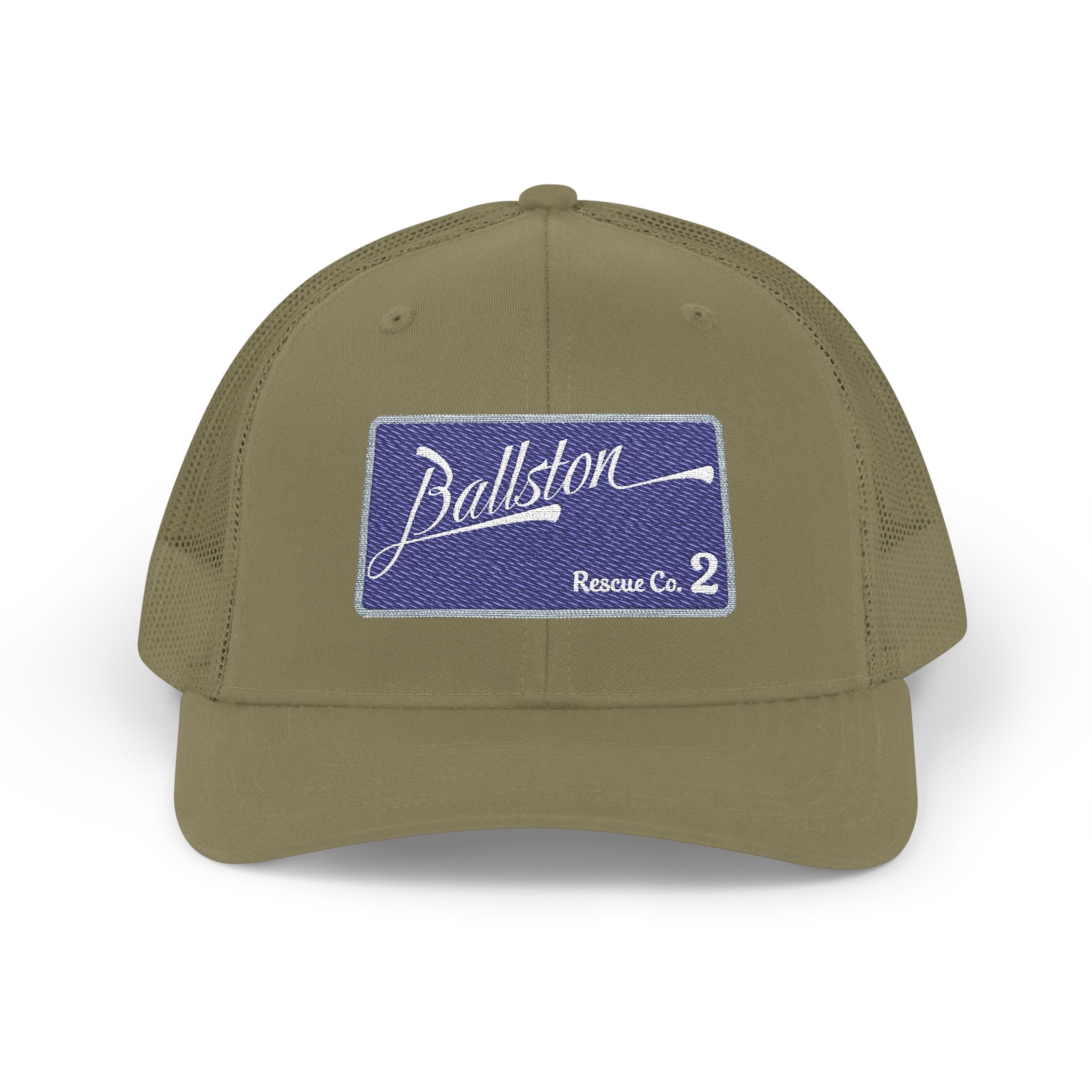 Ballston Rescue co 2 - Snapback Trucker (Richardson 112 Style Hat)
