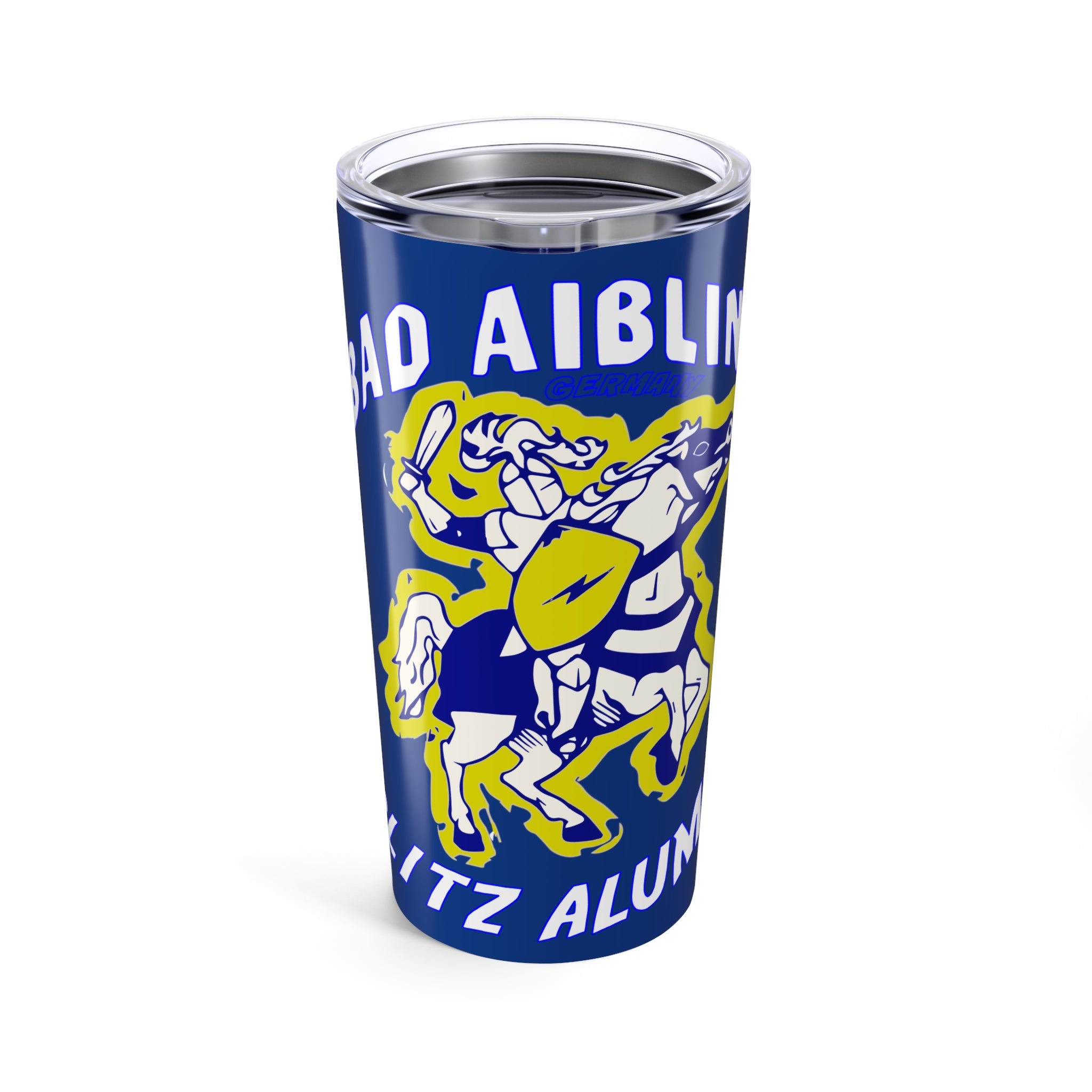 Blue Tumbler 20oz - Bad Aibling School Alumni