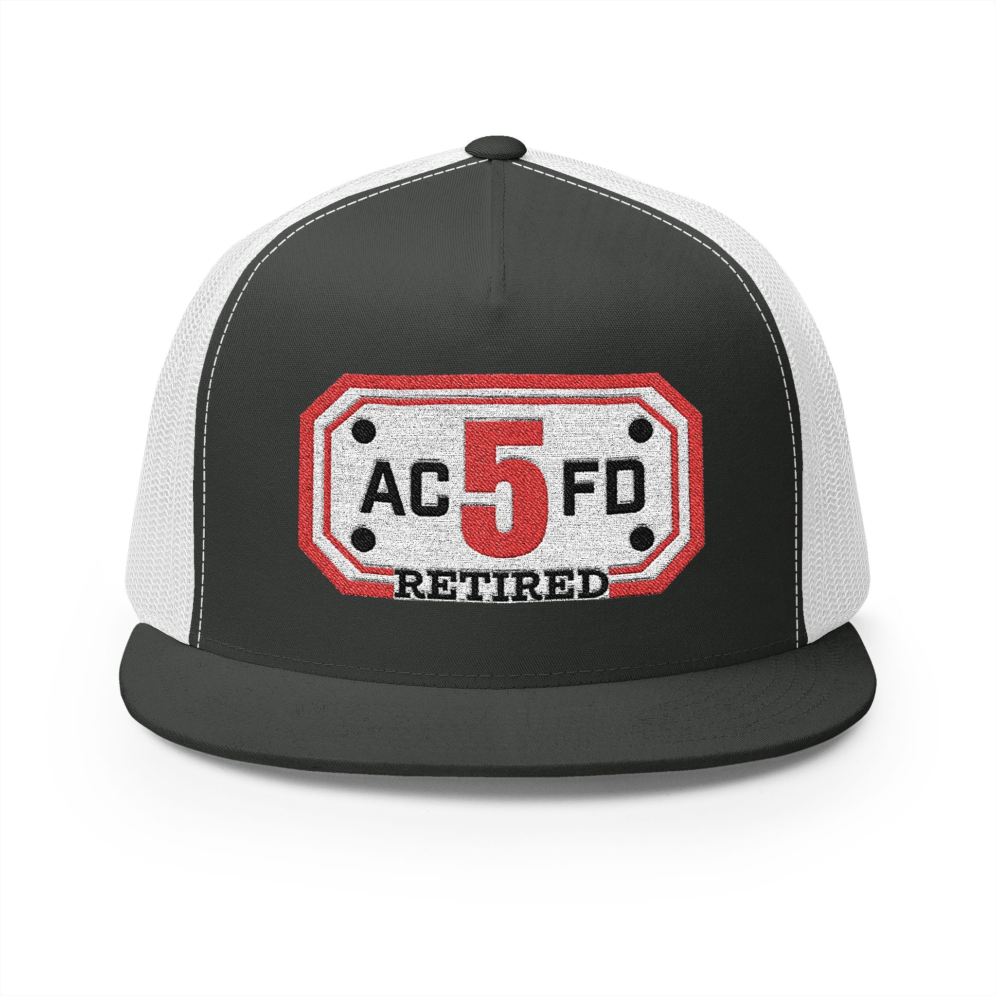 Retired Arlington Engine 5 - 5 Panel Trucker Cap (Embroidery)