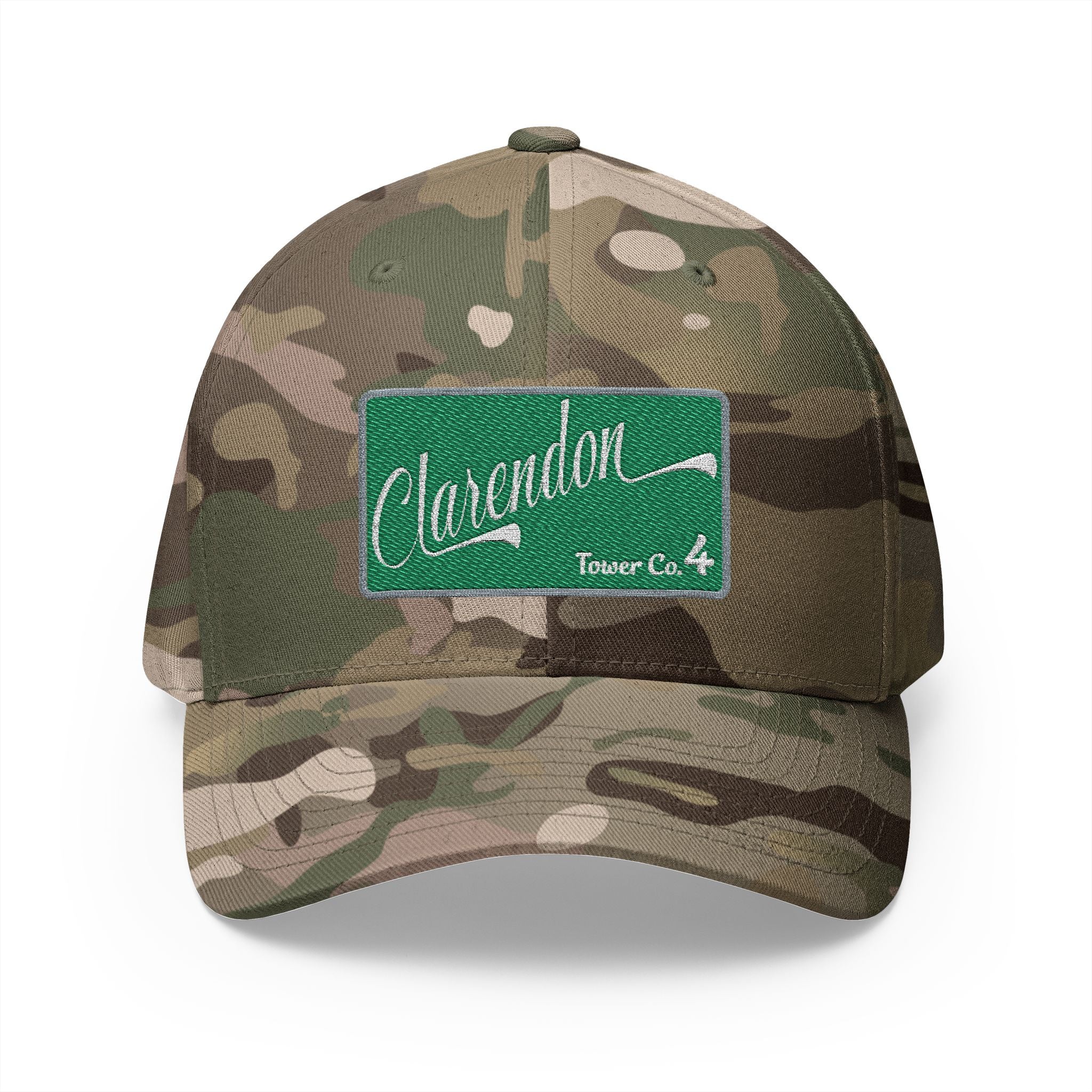 Arlington Clarendon Tower 4 - FLEXFIT Closed-Back Structured Cap (Embroidery)