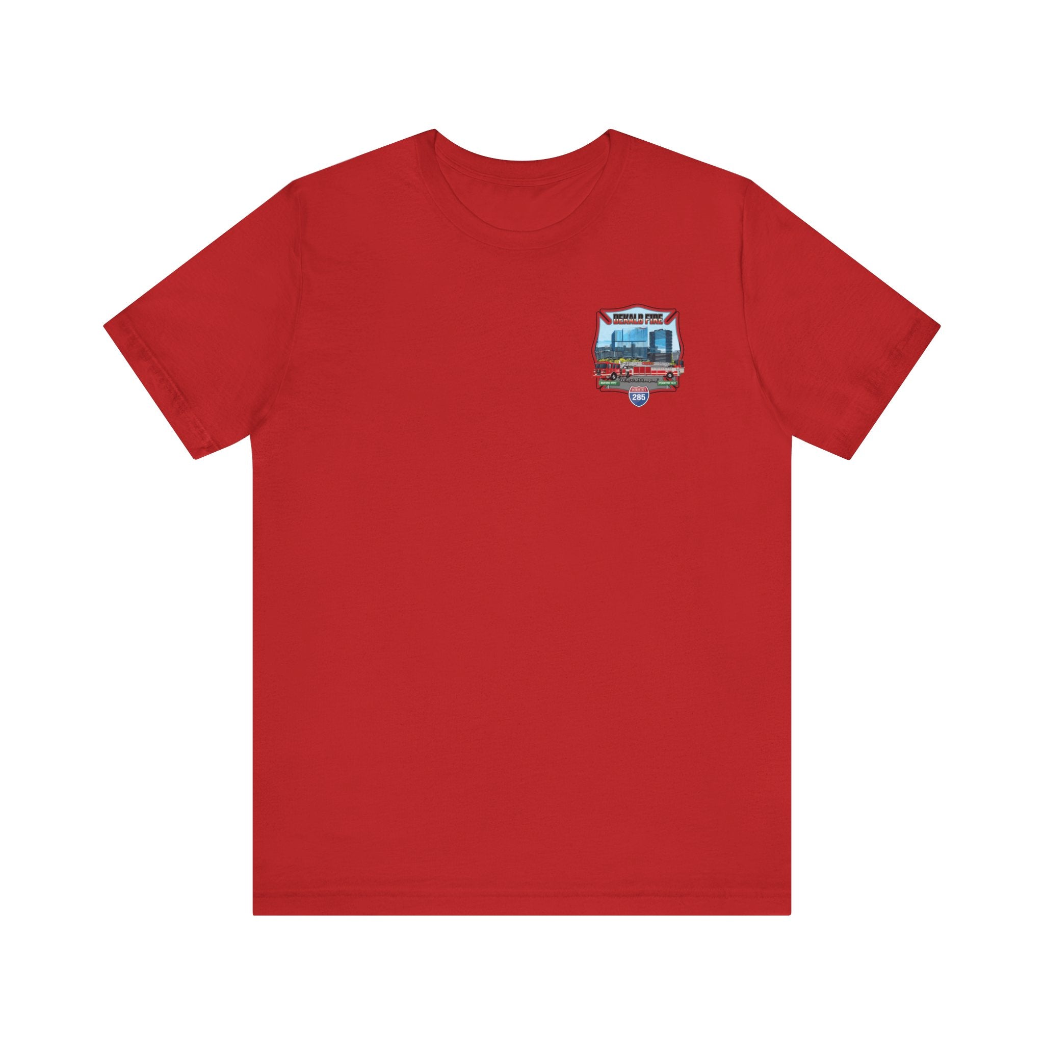 Dekalb County Fire Tiller 18 Rendering - Bella+Canvas Soft Unisex Tee