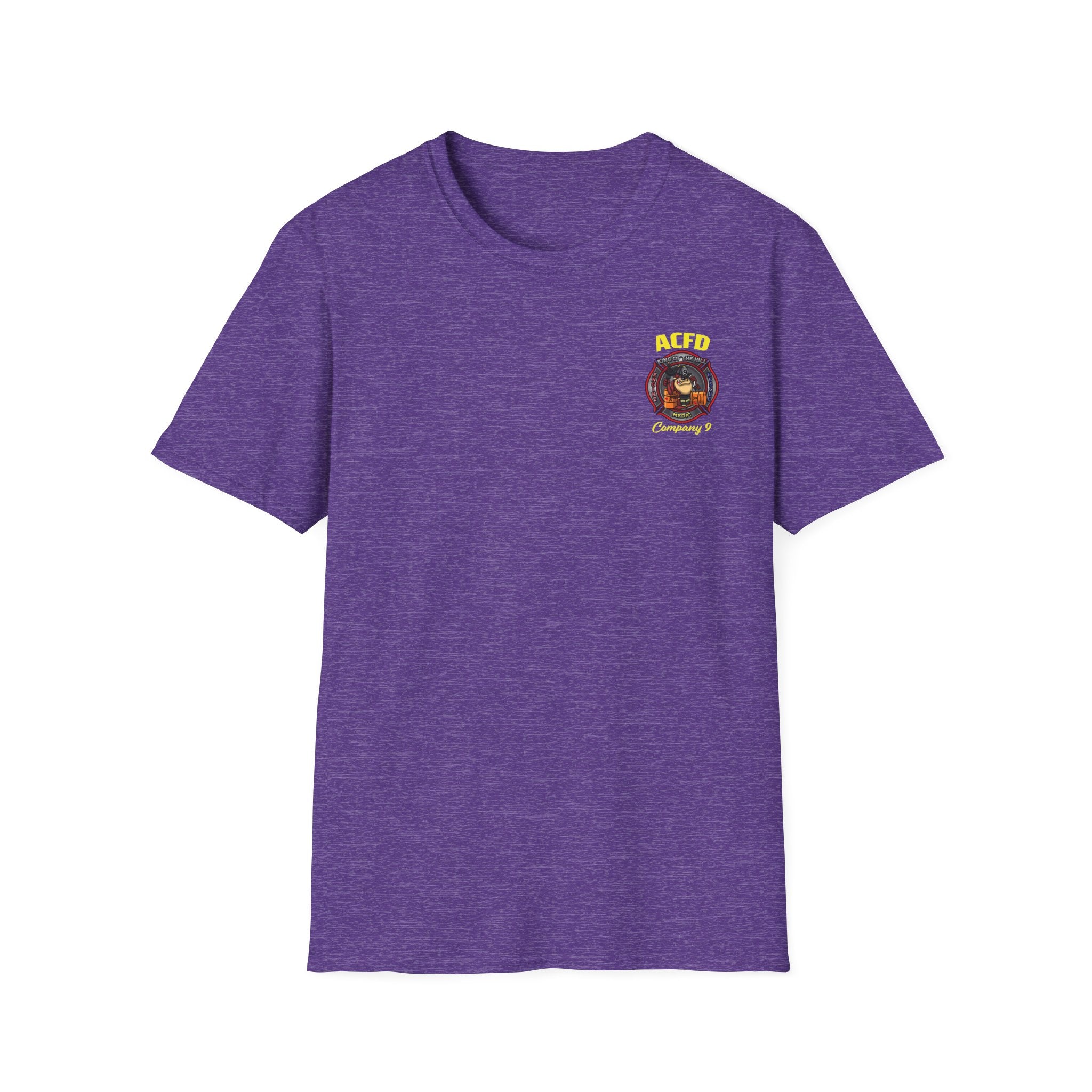 Station 9 Taz Front / Officer Rescue 9 back - Gildan Soft Cotton Softstyle T-Shirt