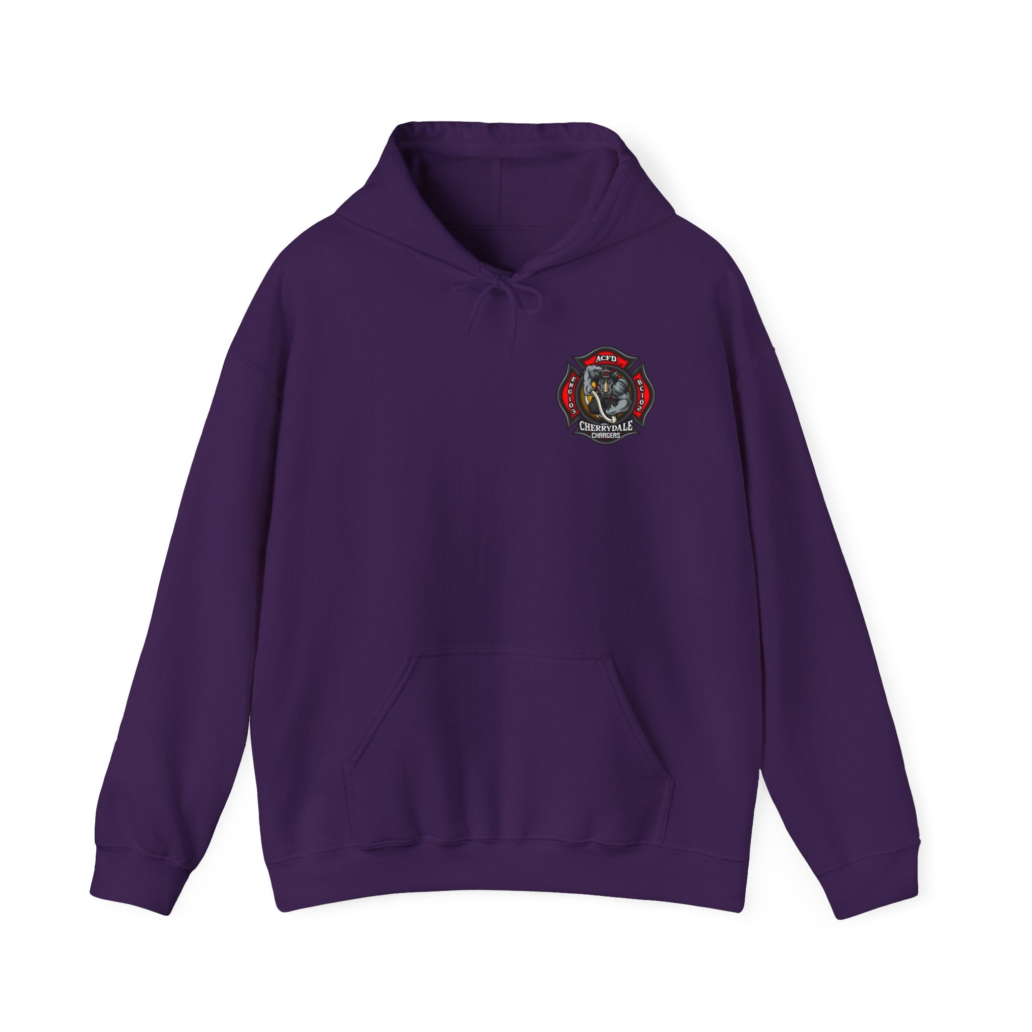 Arlington Station 3 Rhino Front/Back - Gildan Heavy Blend™ Hooded Sweatshirt