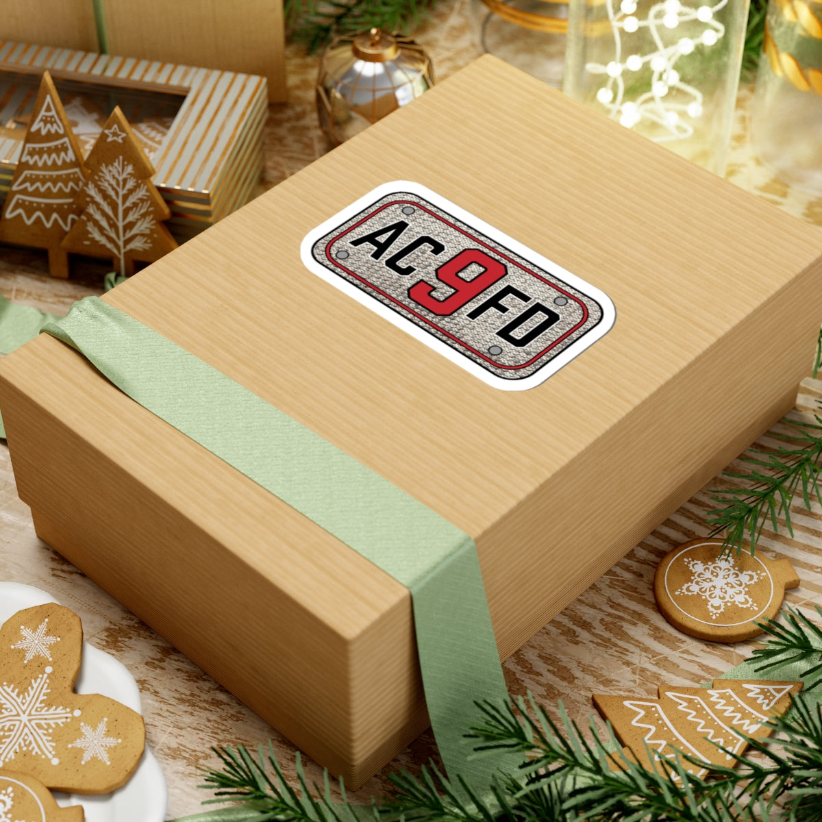 ACFD 9 Engine Hose Patch - Kiss-Cut Stickers