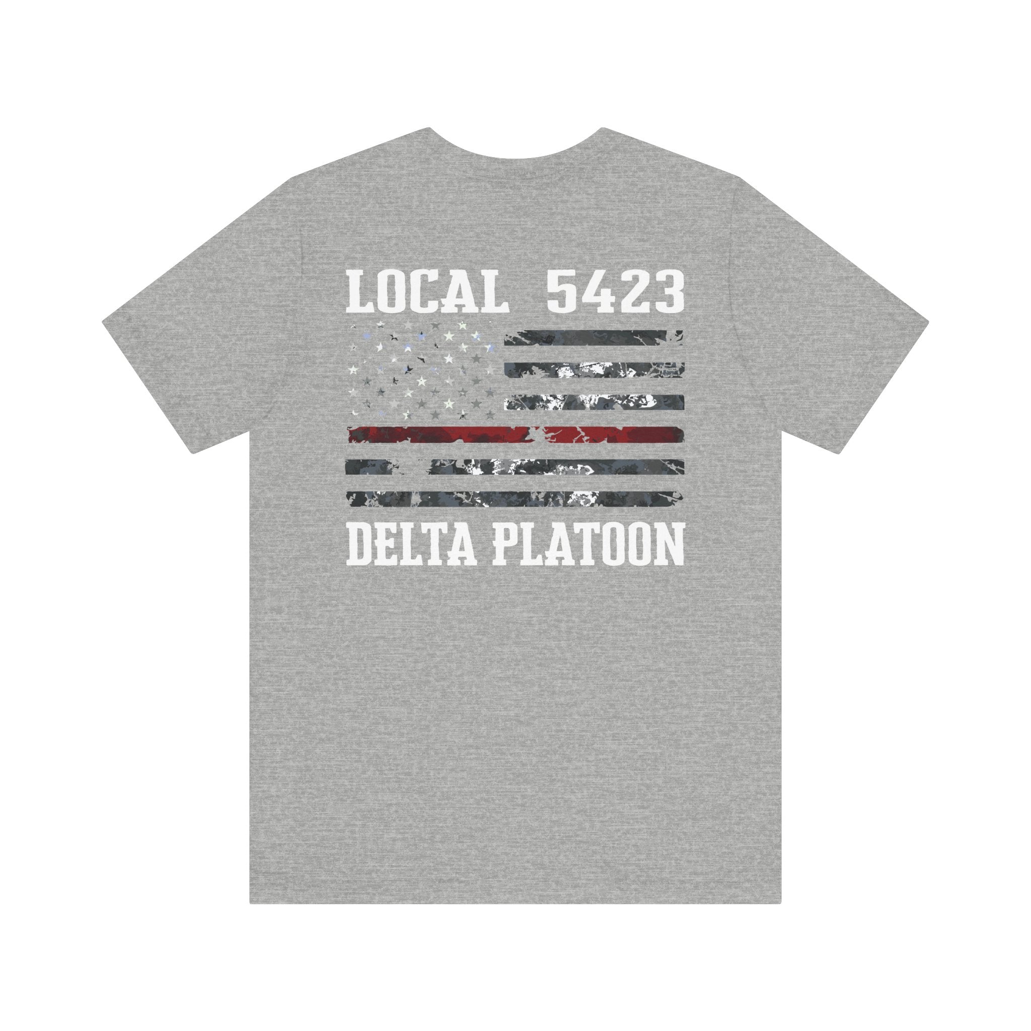 Manheim Township Local Delta Platoon Local white - Bella+Canvas Soft Unisex Tee