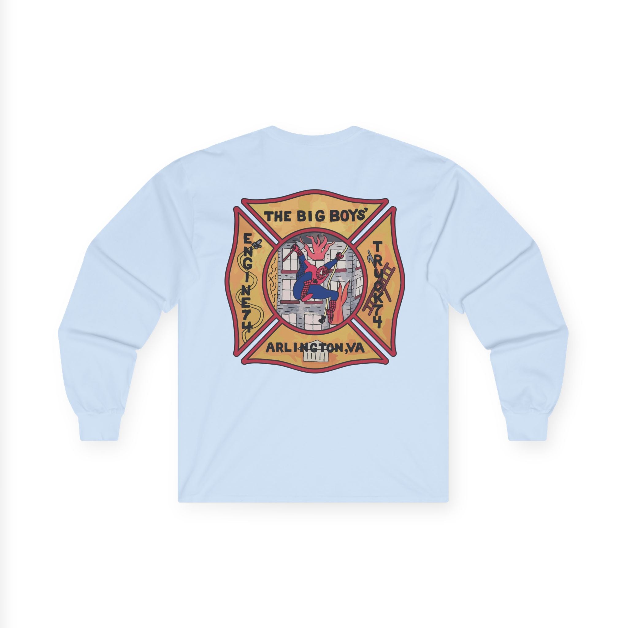 ACFD Truck 74 Old School Spider Shirt  - Unisex Ultra Cotton Long Sleeve Tee