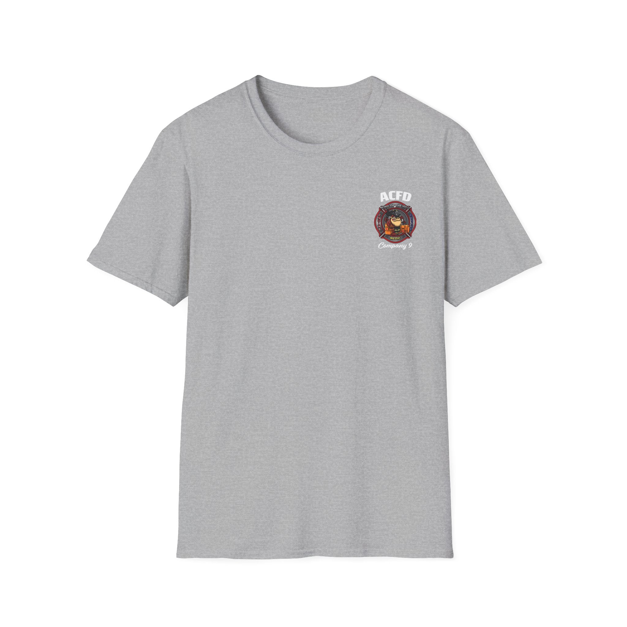 Station 9 Taz Front / FF Engine 9 back - Gildan Soft Cotton Softstyle T-Shirt