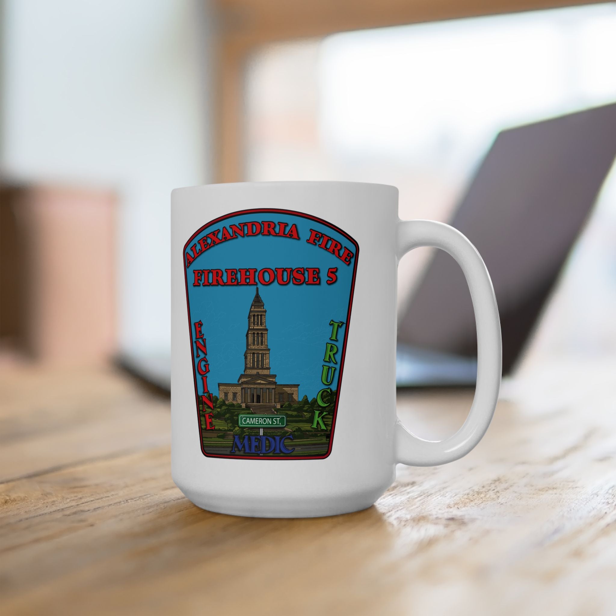 Alexandria Fire Station 5 - White Mug (11oz, 15oz)