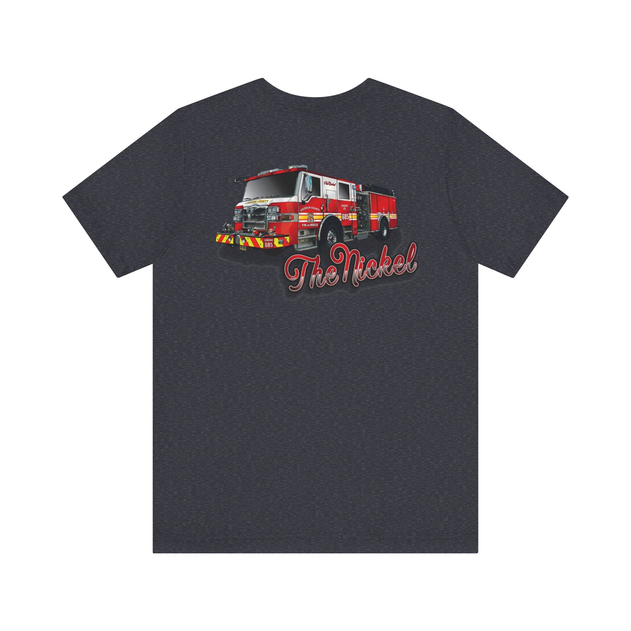 (Bigger Chest logo) LCFR Hamilton Station 5 version 4 Nickel Back- Bella+Canvas Soft Unisex Tee