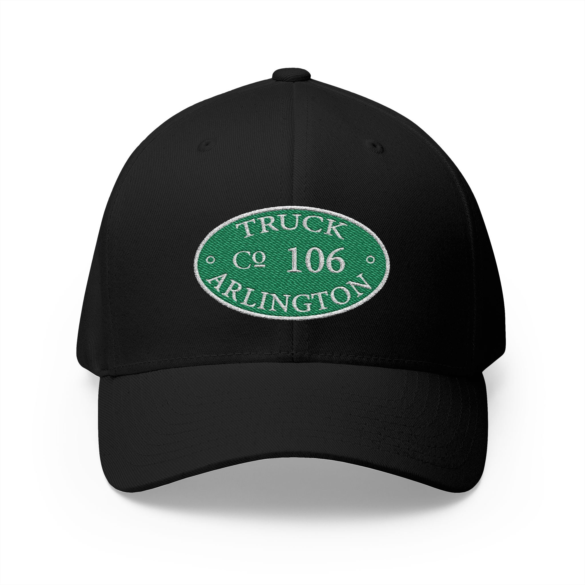 Arlington Truck 6 Circle Patch - FLEXFIT Closed-Back Structured Cap (Embroidery)
