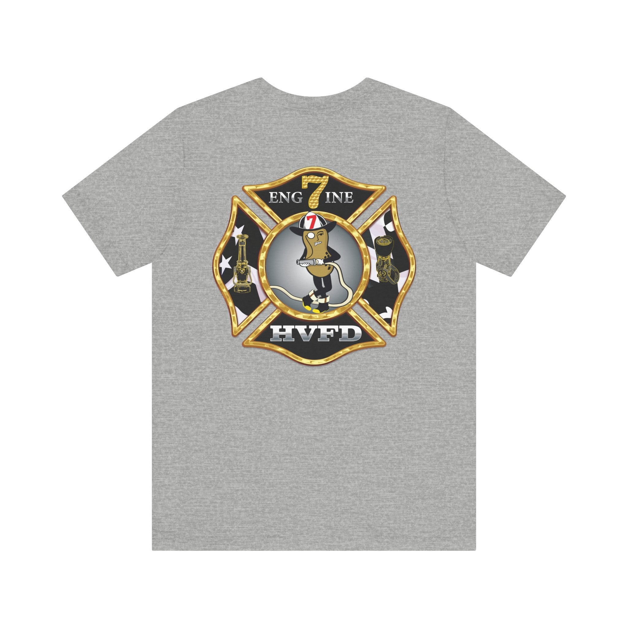 Hollywood MD Vol Fire Eng7ine - Bella+Canvas Soft Unisex Tee