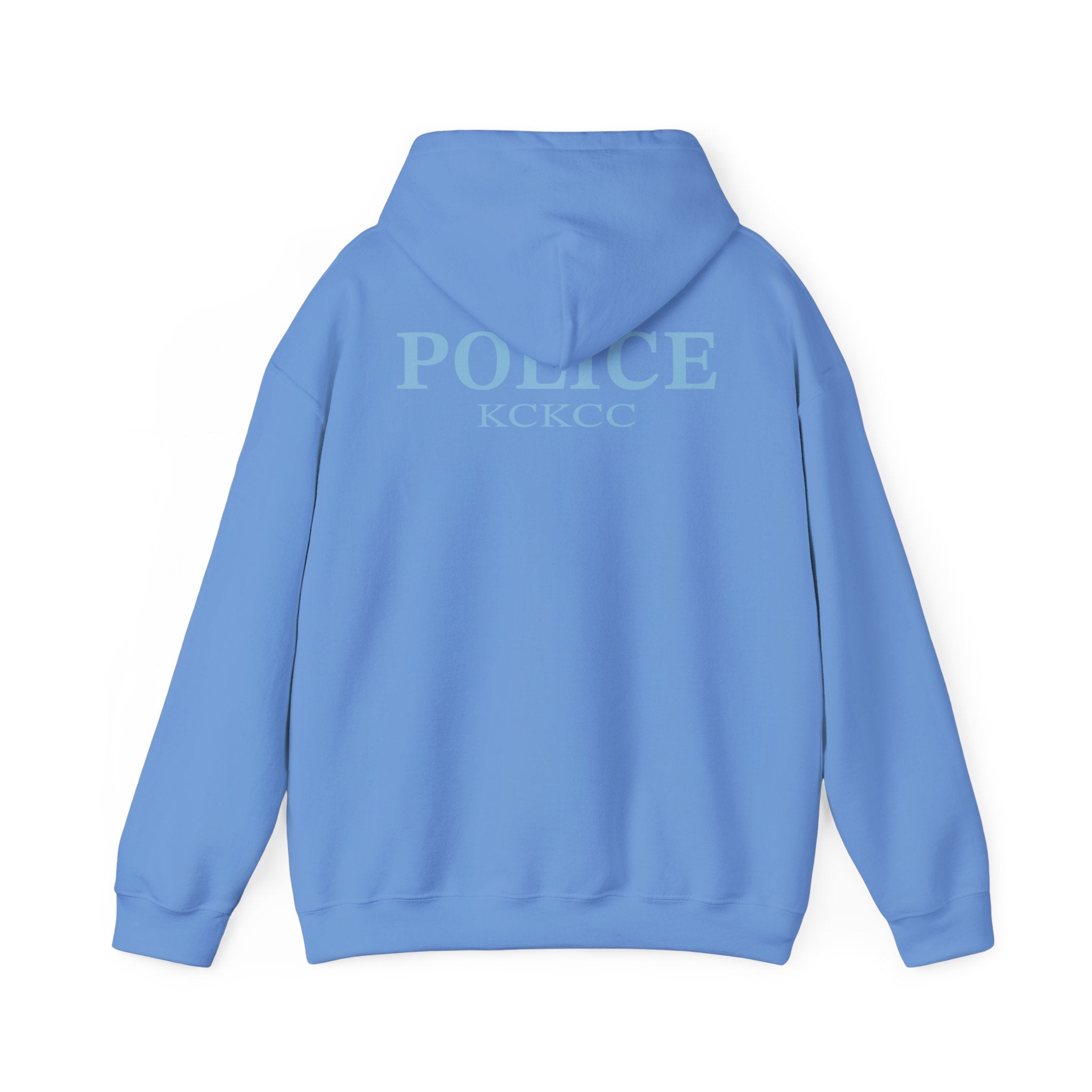 Kansas City College Police Blue Patch - Unisex Heavy Blend™ Hooded Sweatshirt