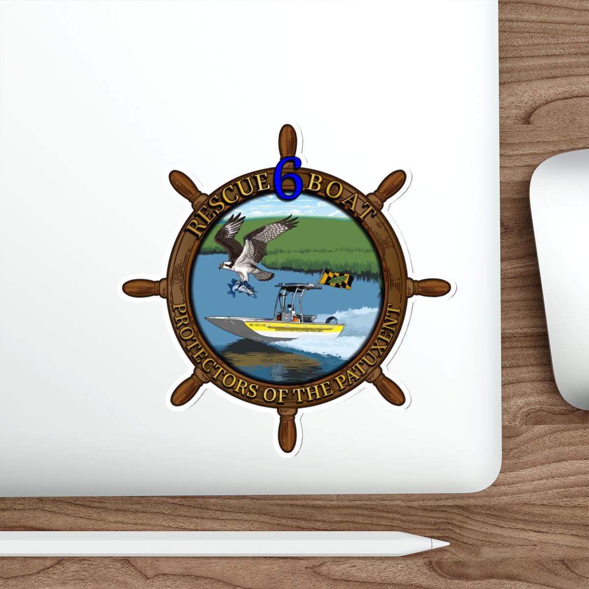 Die-Cut Stickers - Huntingtown Vol. Fire Boat 6
