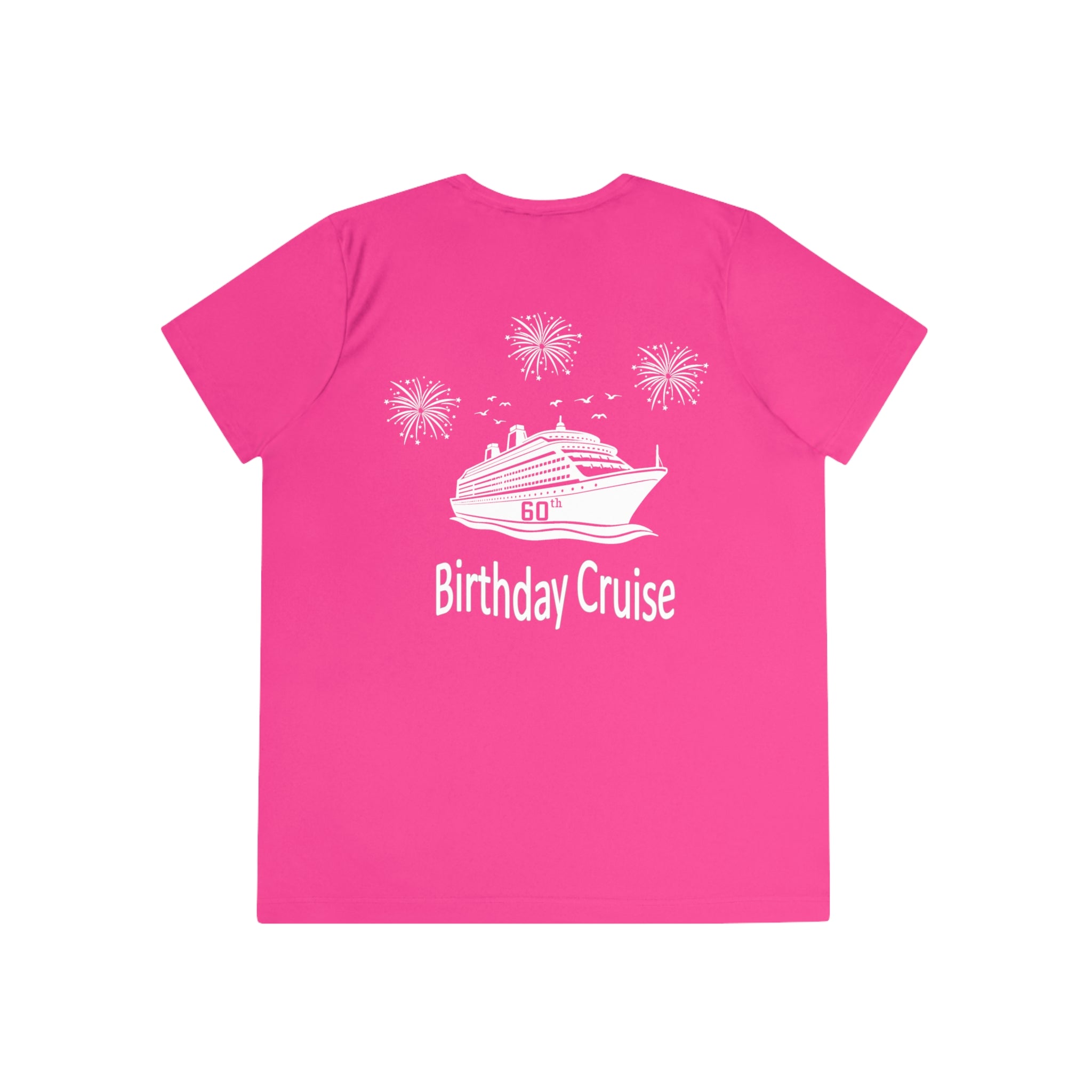 Renee Family Cruise White - Ladies Moisture Wicking Competitor Tee