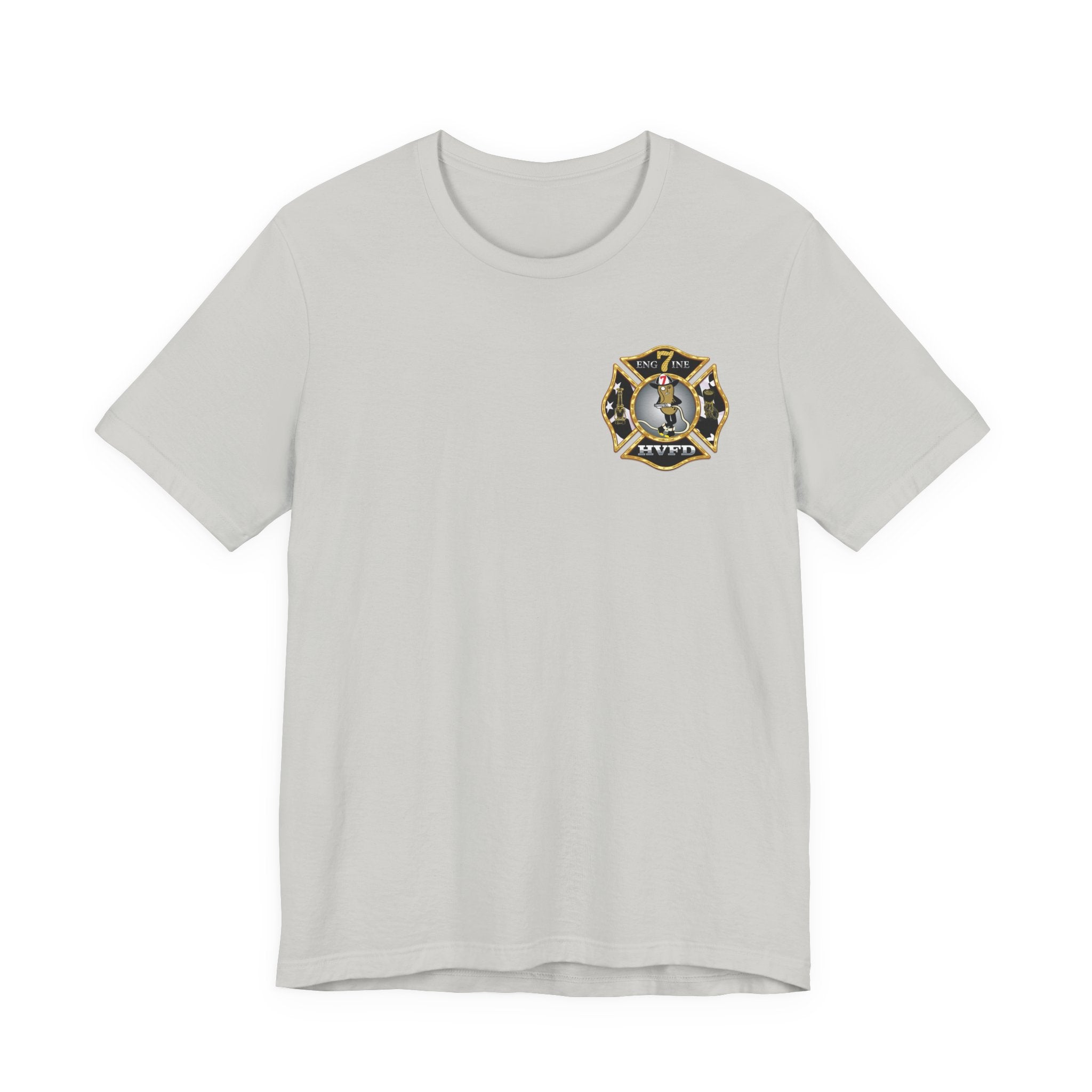 Hollywood MD Vol Fire Eng7ine - Bella+Canvas Soft Unisex Tee
