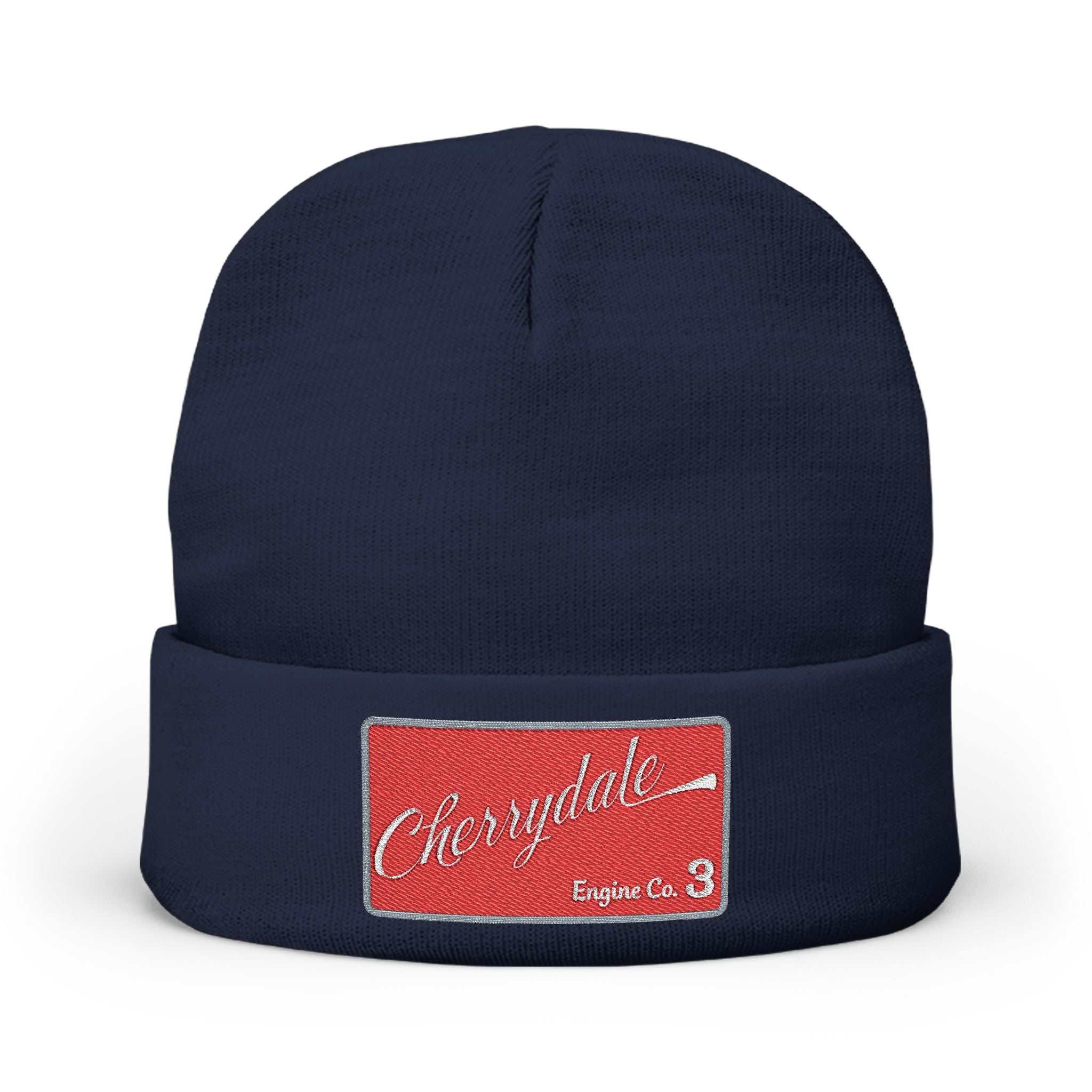 Arlington Cherrydale Engine 3- Knit Beanie (Embroidery)