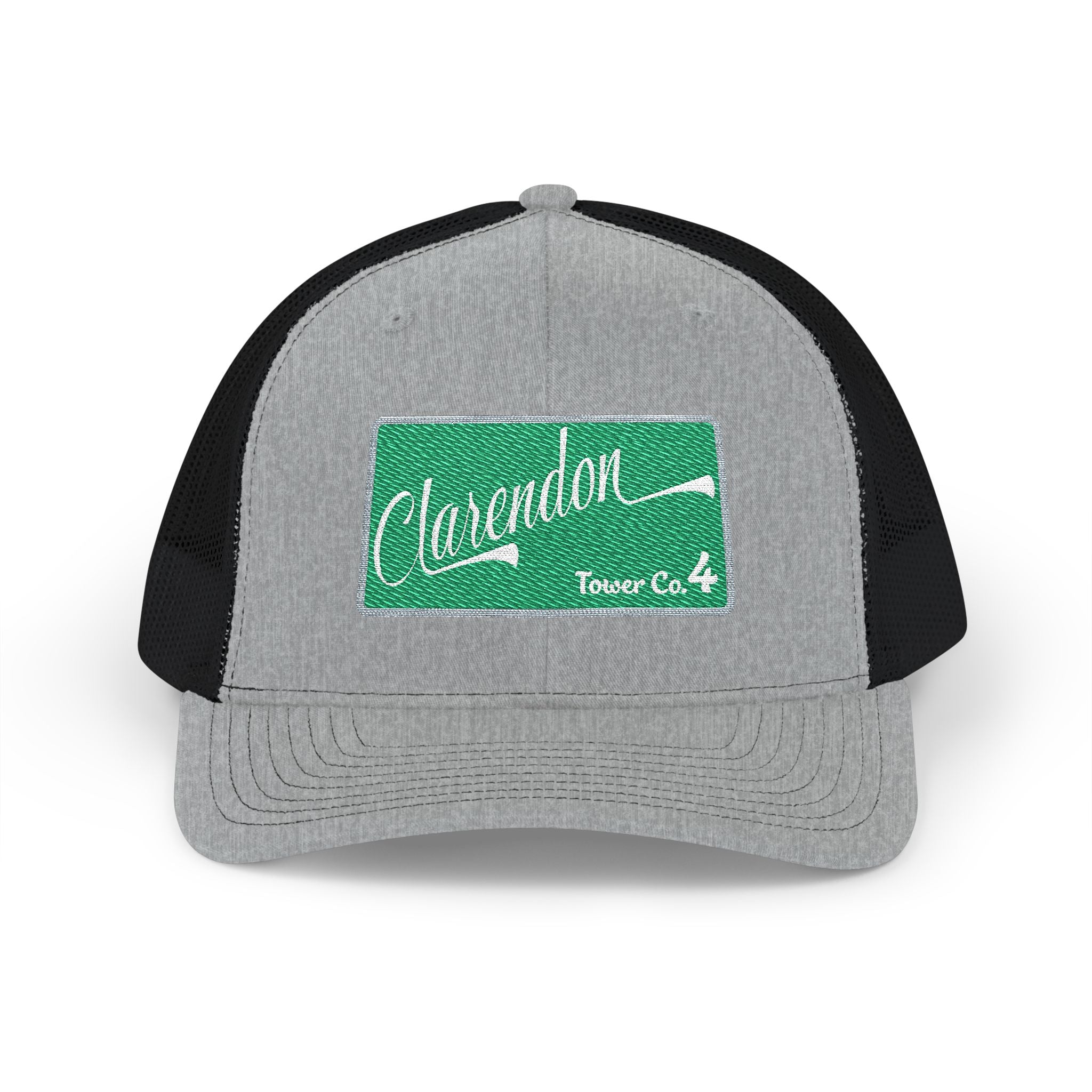 Clarendon Tower co 4 - Snapback Trucker (Richardson 112 Style Hat)