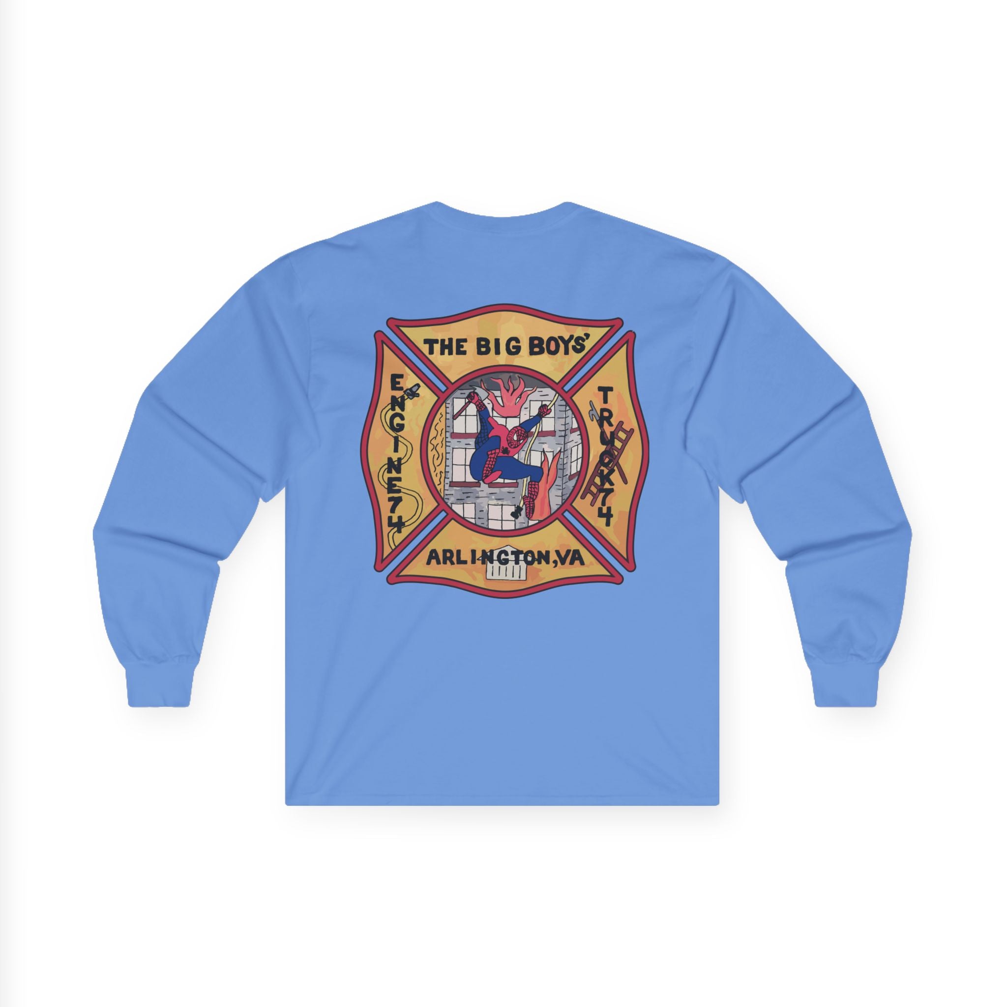 ACFD Truck 74 Old School Spider Shirt  - Unisex Ultra Cotton Long Sleeve Tee