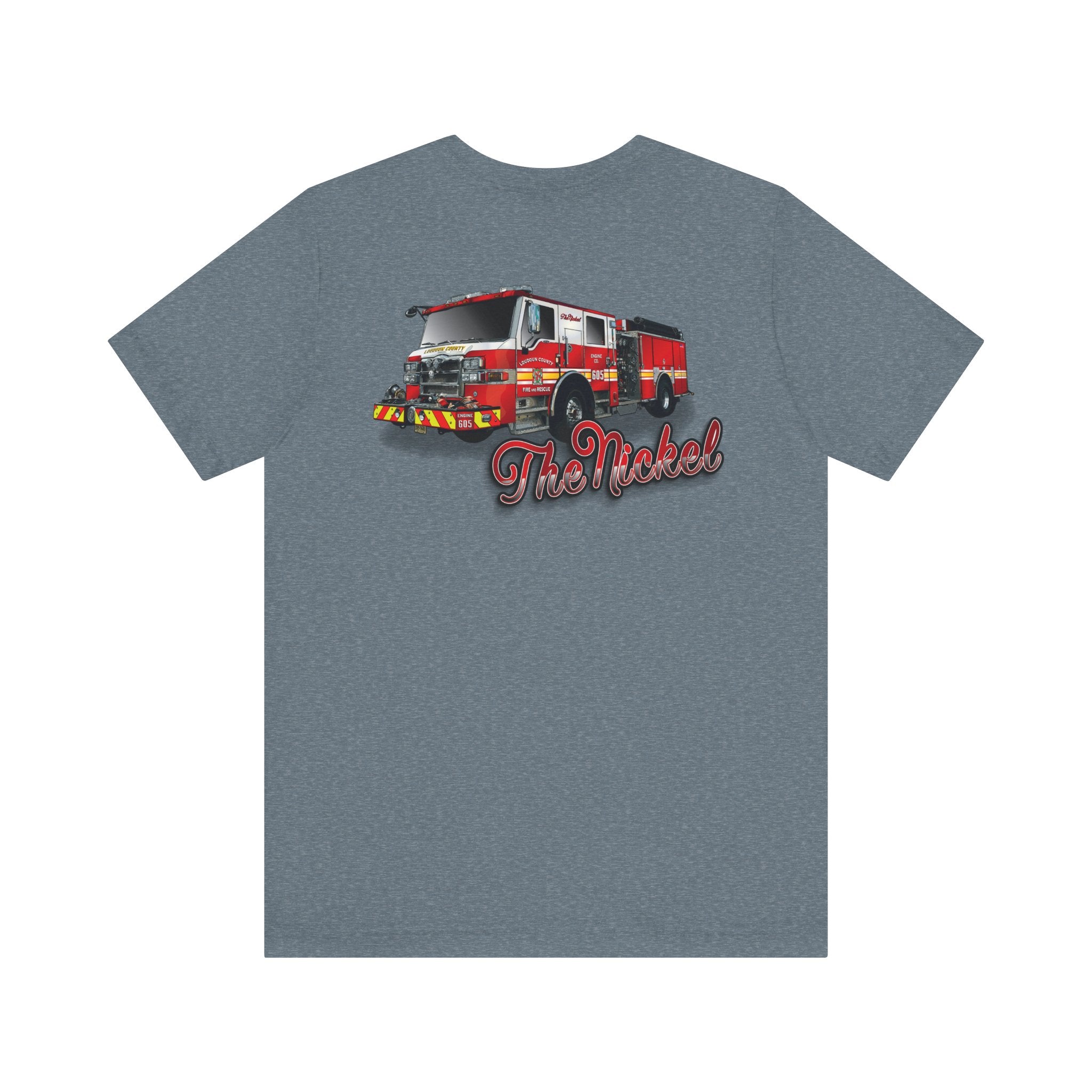 (Bigger Chest logo) LCFR Hamilton Station 5 version 4 Nickel Back- Bella+Canvas Soft Unisex Tee