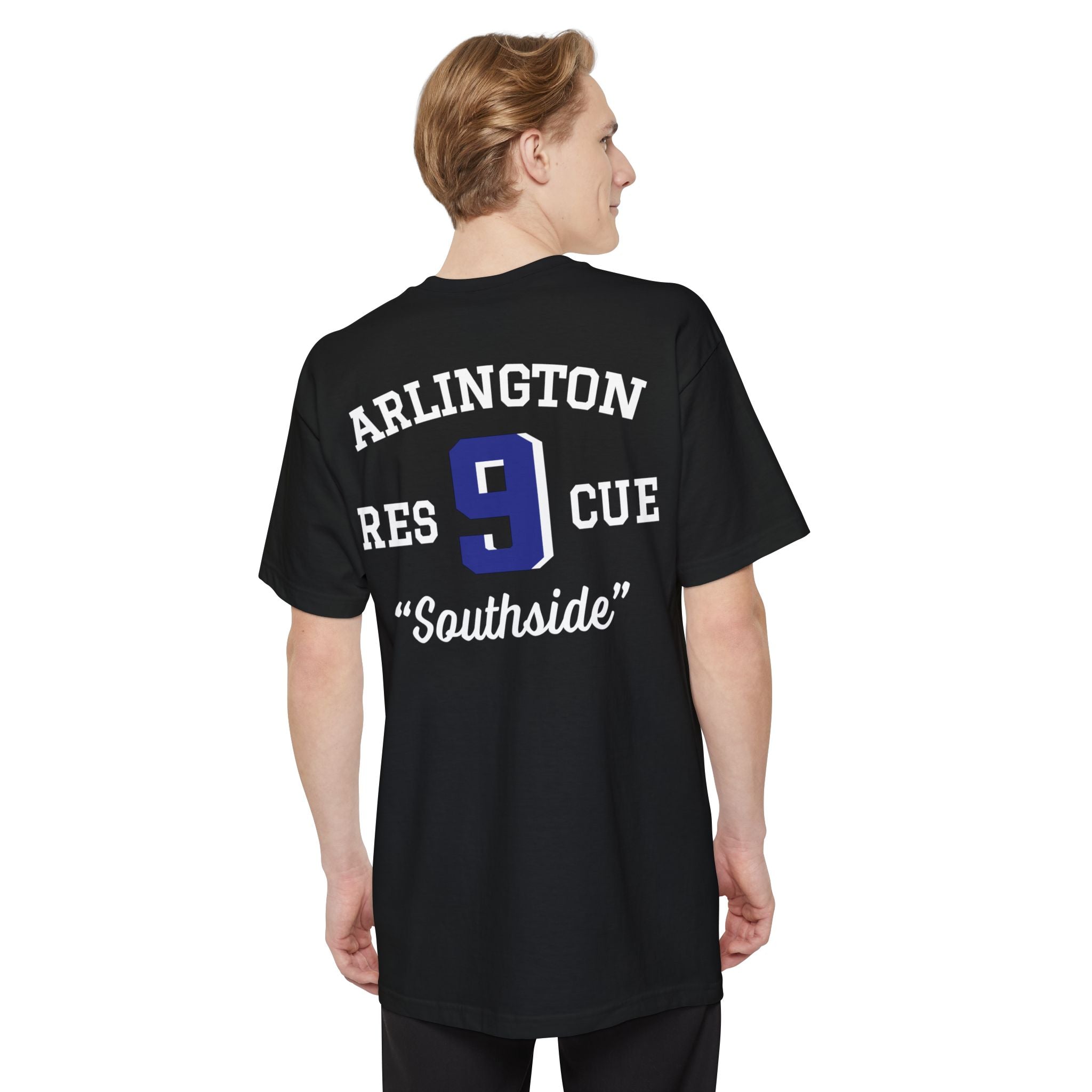 (Tall) Station 9 Firefighter Rescue - Tall Beefy-T® - Unisex T-Shirt