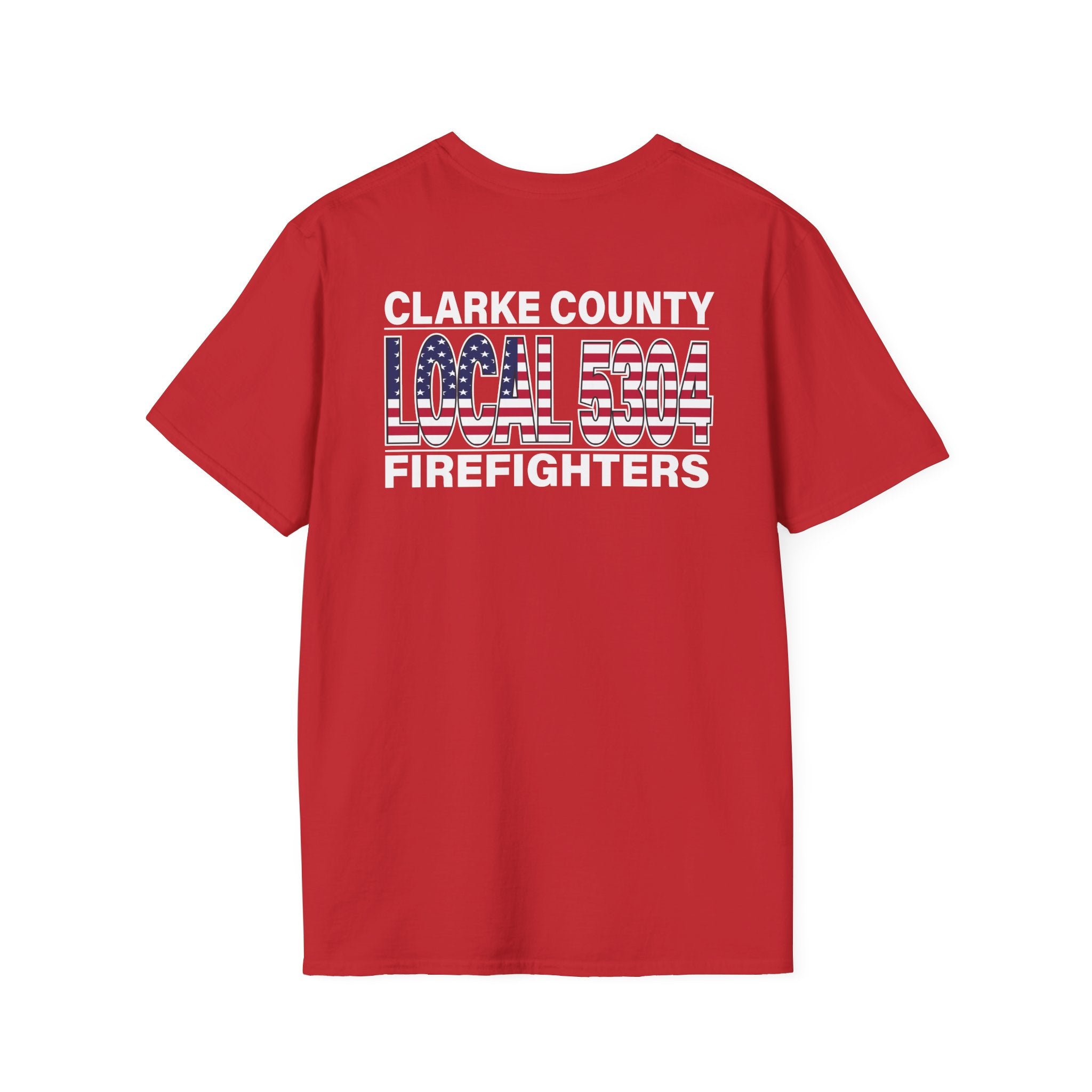 Clarke County Local 5304 version 3 (Portion of Proceeds go to Local 5304) - Gildan Soft Cotton Softstyle T-Shirt