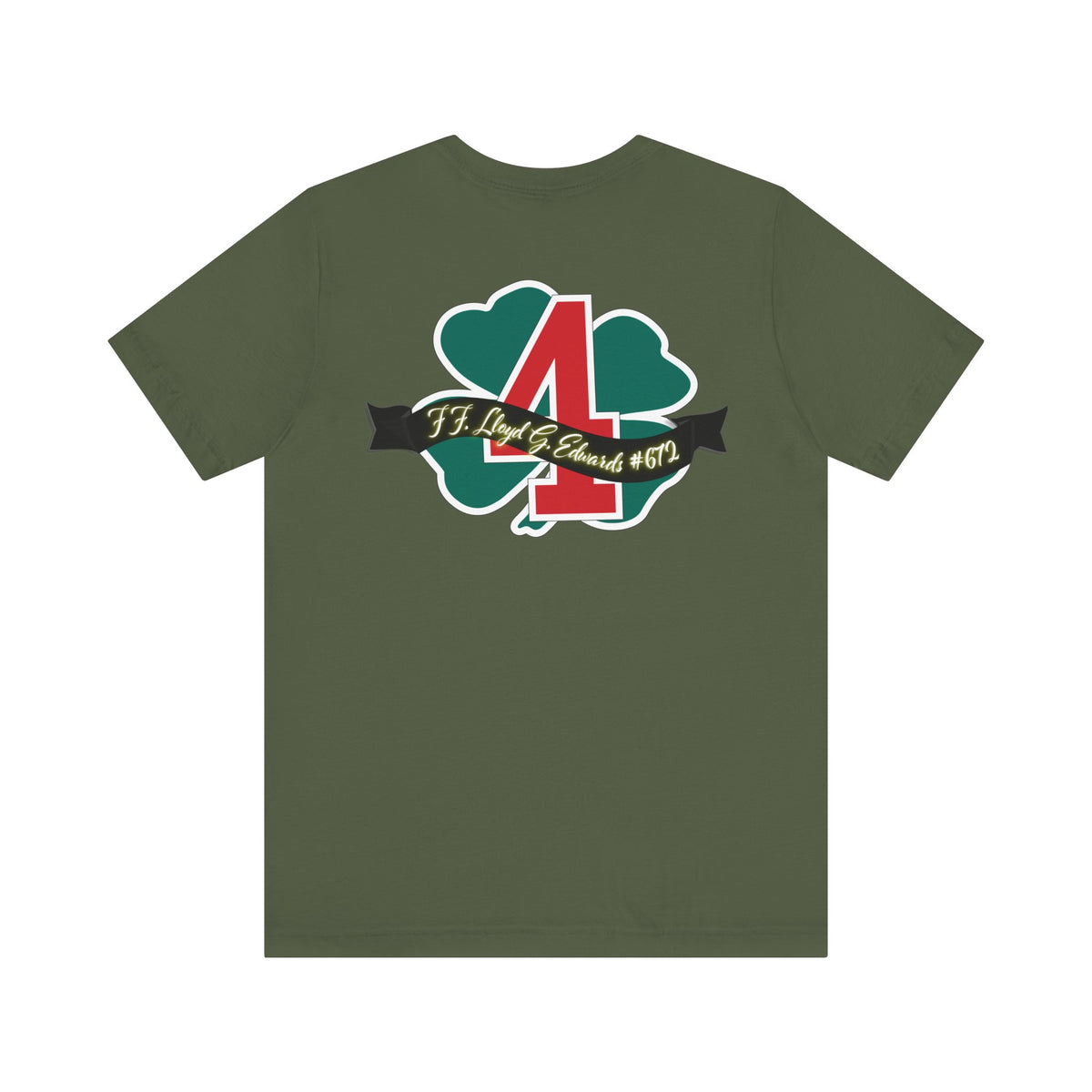 Clover Lloyd Edwards Memorial Shirt - Unisex Jersey Short Sleeve Tee