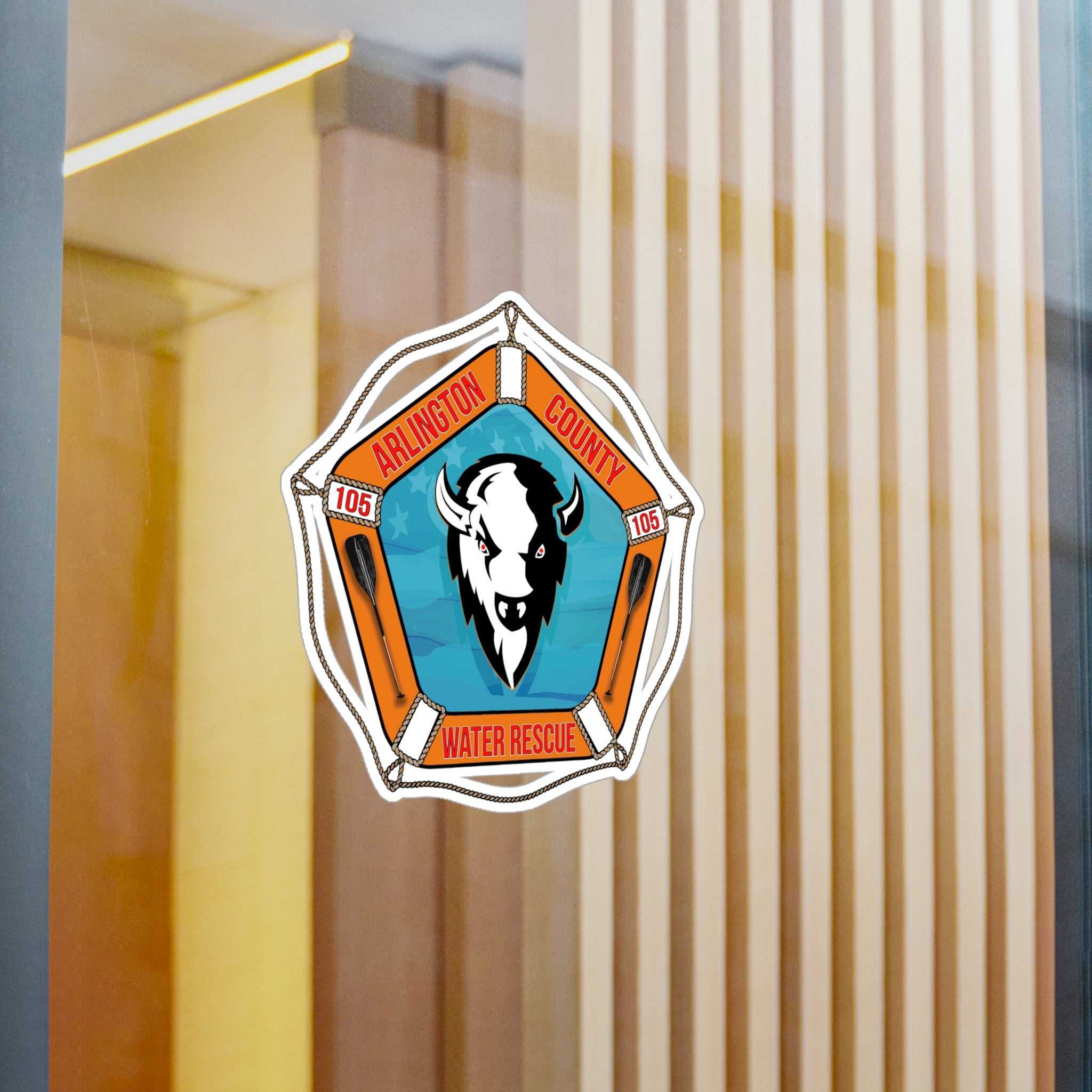 Kiss-Cut Vinyl Decals - Arlington Water Rescue