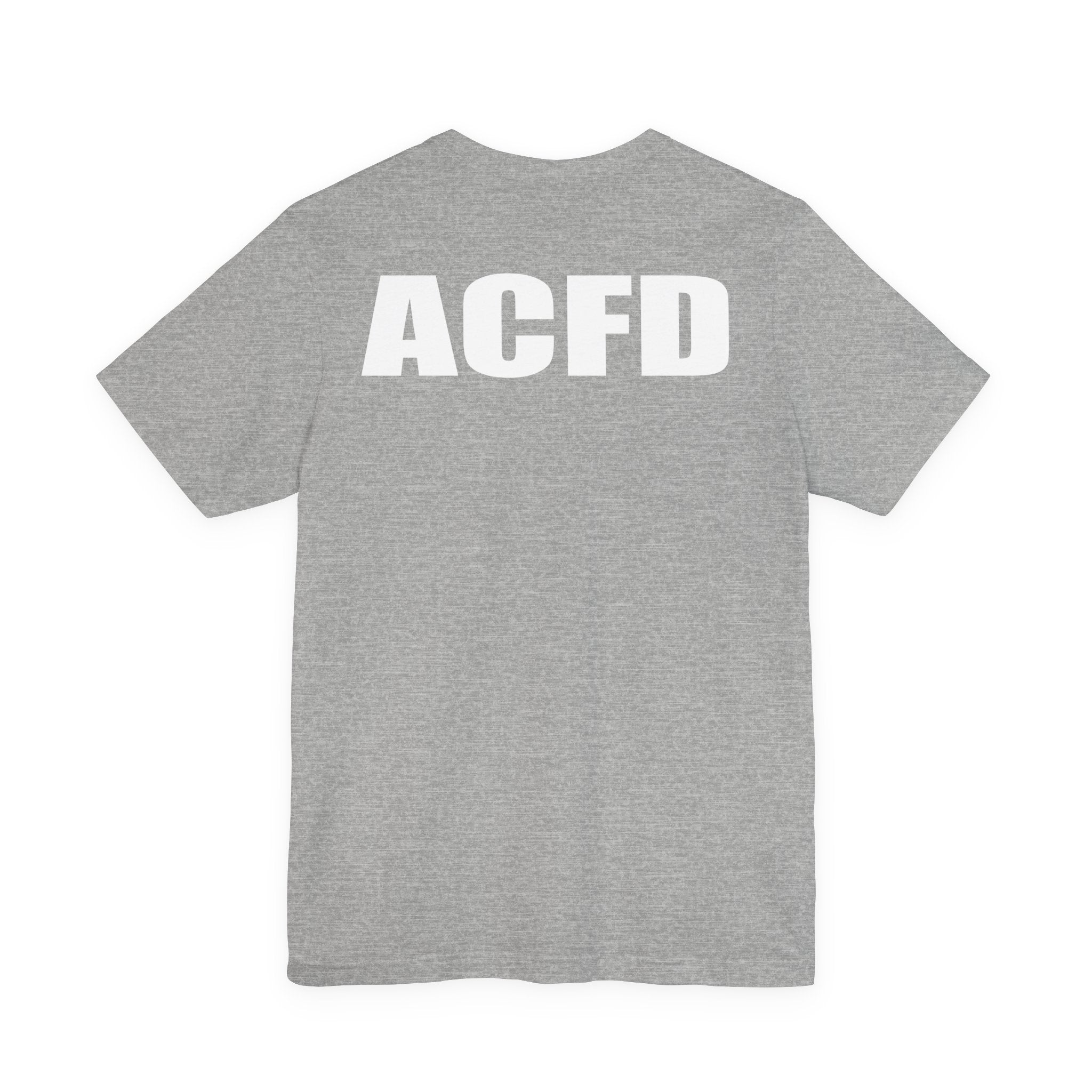 Station 3 Rhino Logo Firefighter Back - Bella+Canvas Soft Unisex Tee-