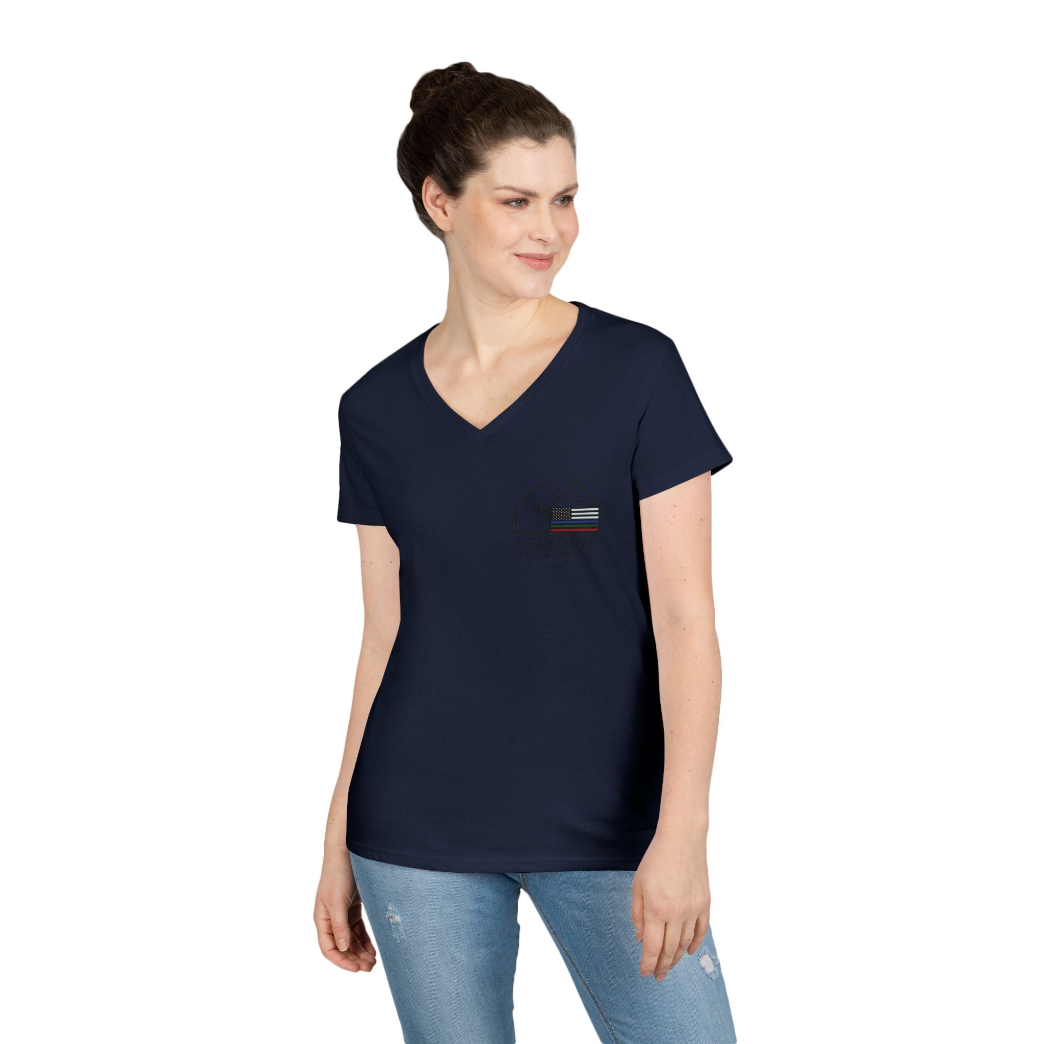 Freedom House Watch - Ladies' V-Neck T-Shirt