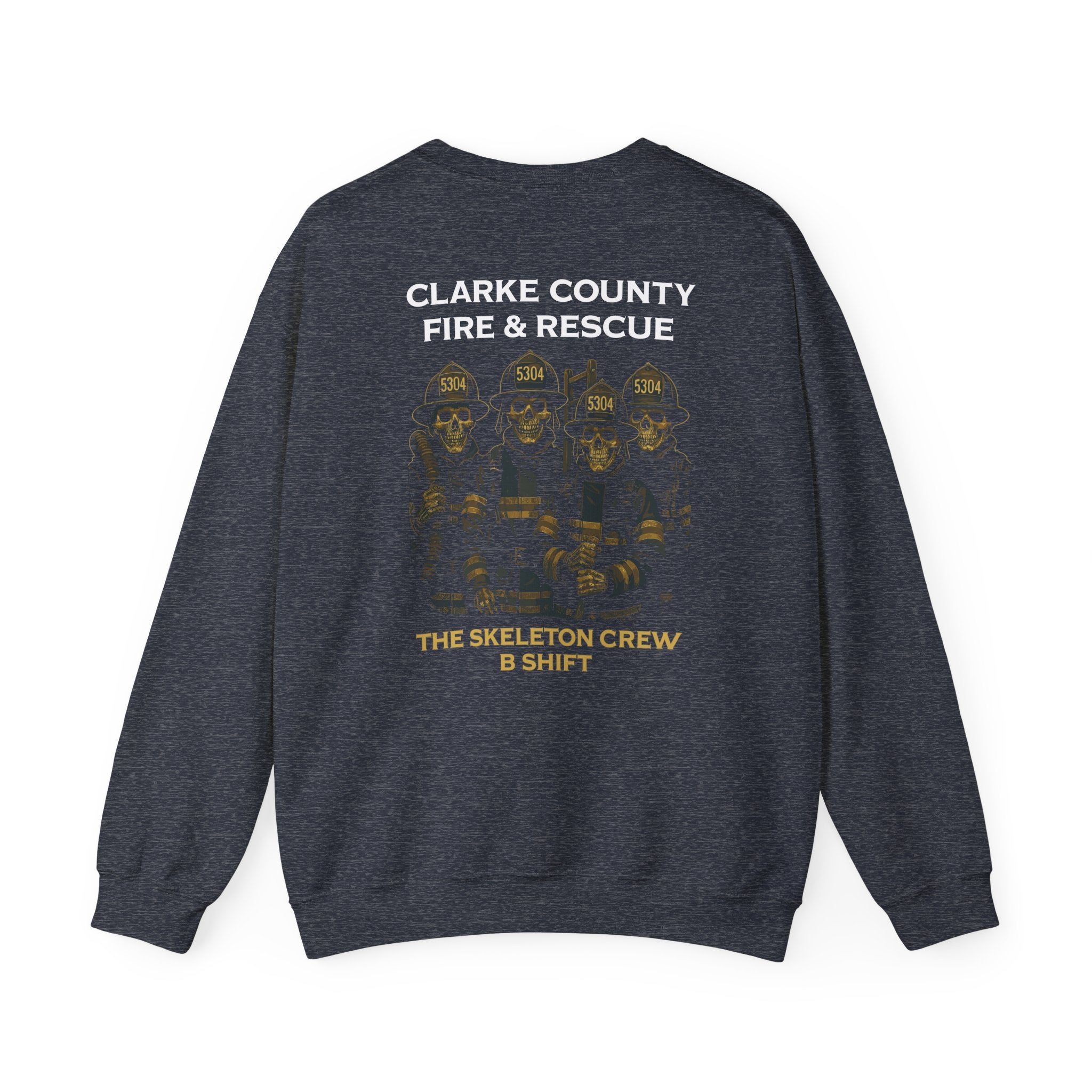 Clarke County B Shift version 1 - Gildan Unisex Heavy Blend™ Crewneck Sweatshirt