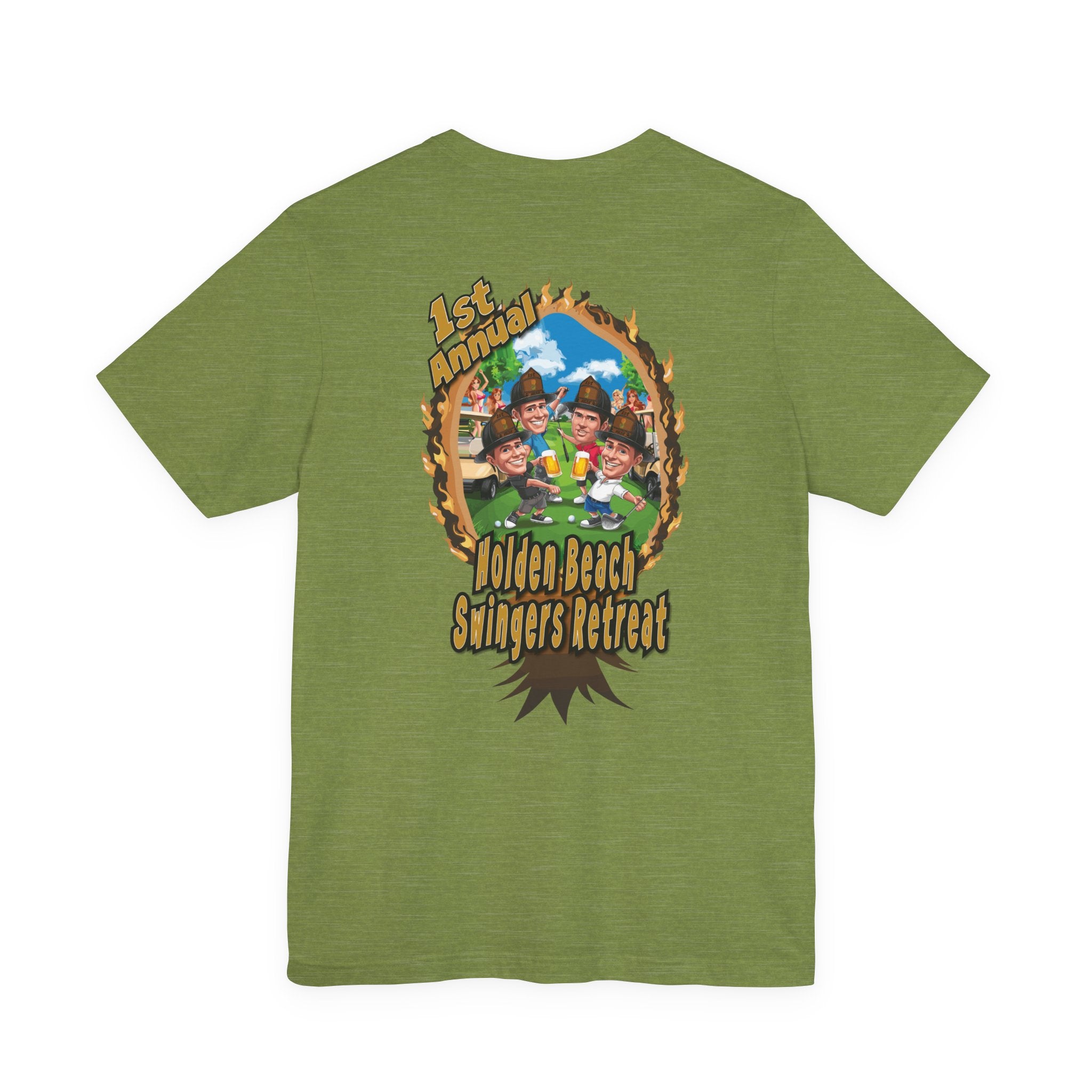 Holden Beach Swingers Retreat- Bella+Canvas Soft Unisex Tee