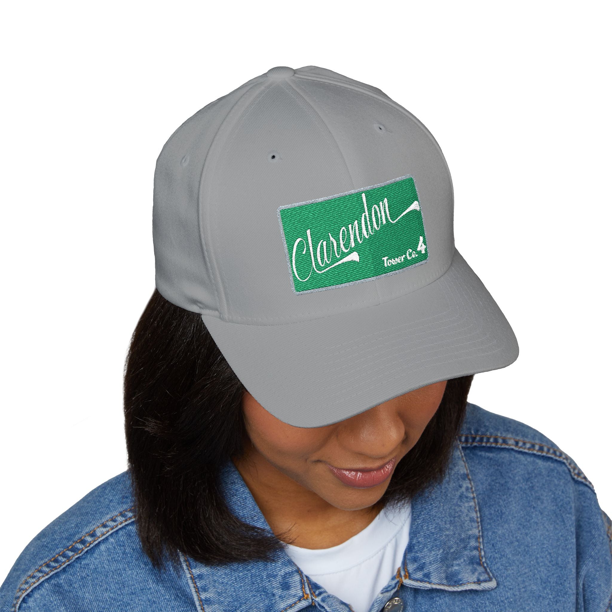 Arlington Clarendon Tower 4 - FLEXFIT Closed-Back Structured Cap (Embroidery)