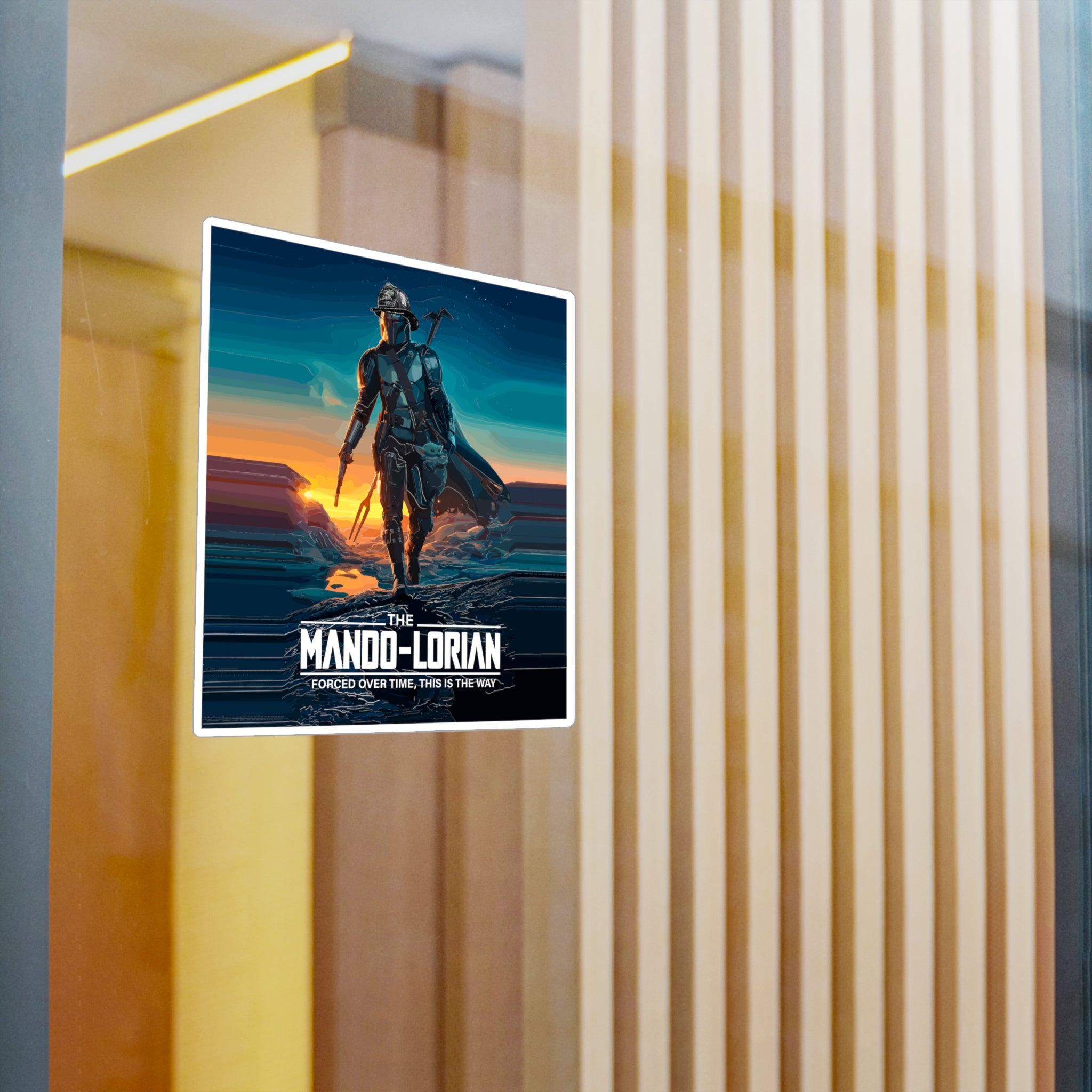 Kiss-Cut Vinyl Decals - Mando-Lorian